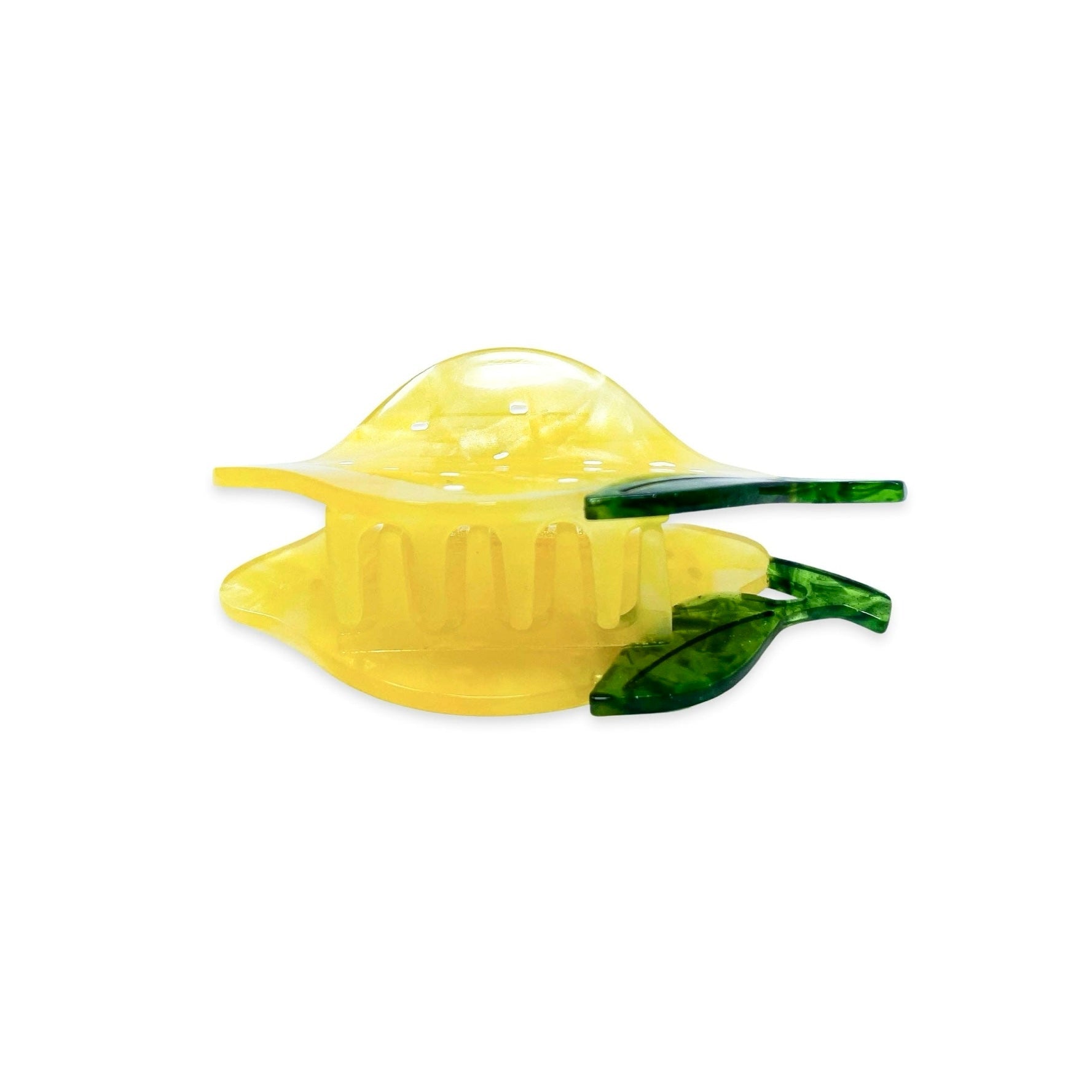 Midi Lemon Hair Claw Clip - bubblegum market