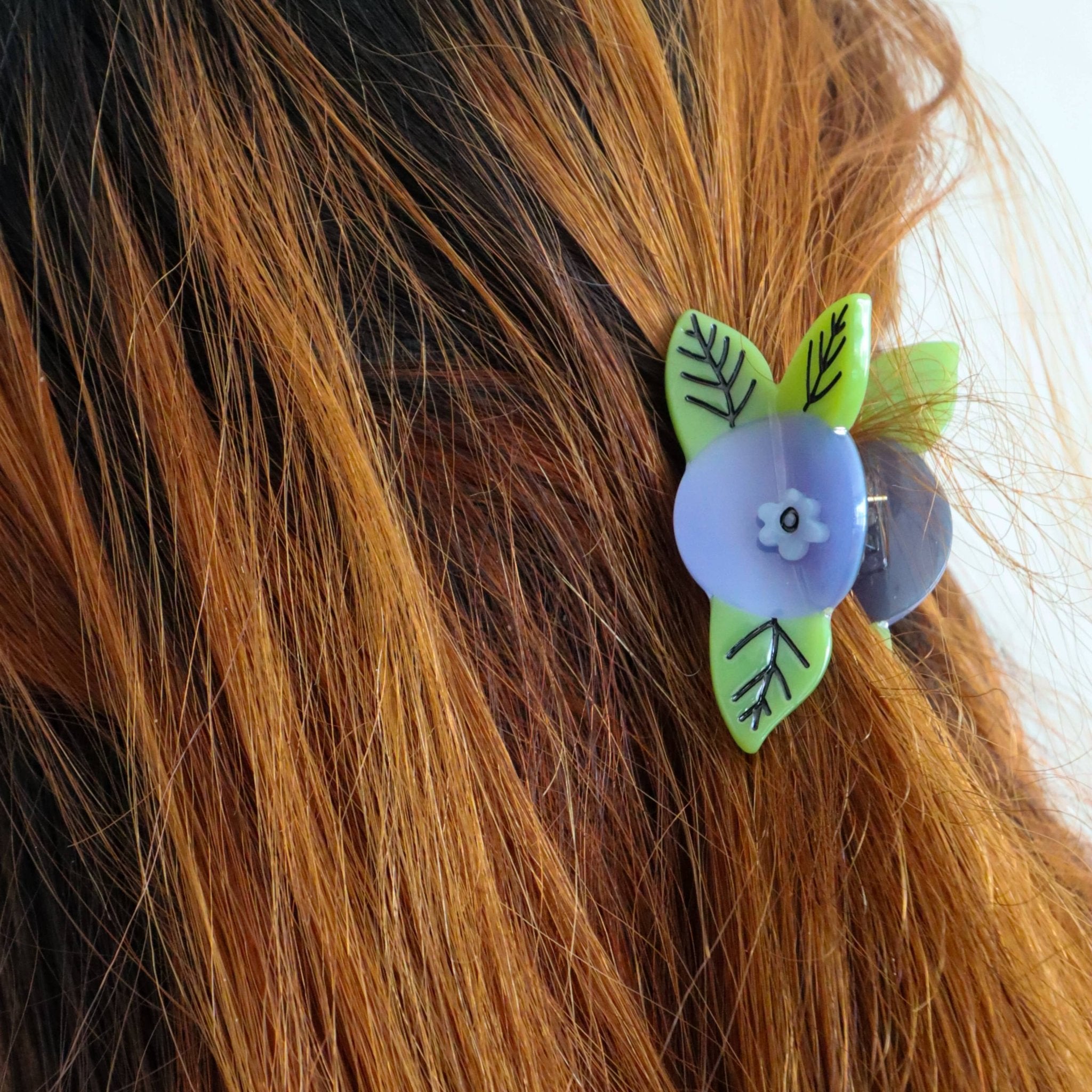 Mini Blueberry Hair Claw Clip - bubblegum market