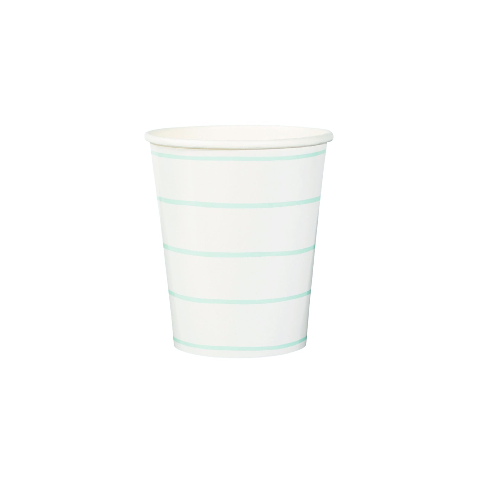 Mint Frenchie Striped Cups - bubblegum market