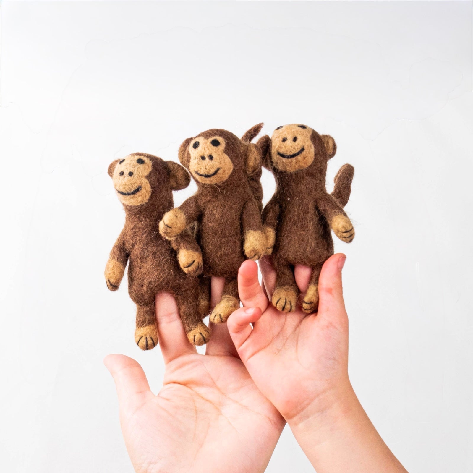Monkey Finger Puppet - bubblegum market