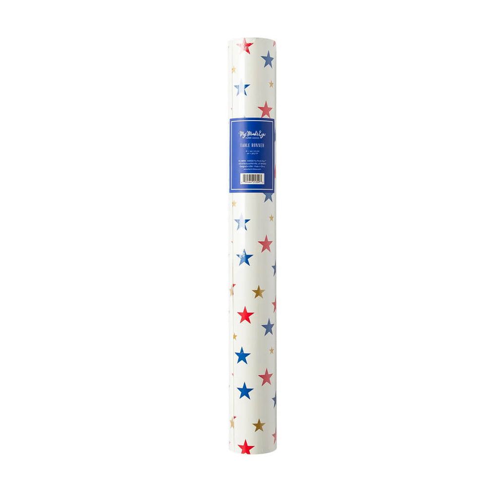 multi-stars-red-blue-gold-paper-table-runner-my-minds-eye-4th-of-july-party-memorial-day-summer-packaged