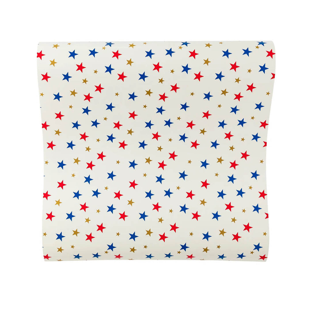 multi-stars-red-blue-gold-paper-table-runner-my-minds-eye-4th-of-july-party-memorial-day-summer