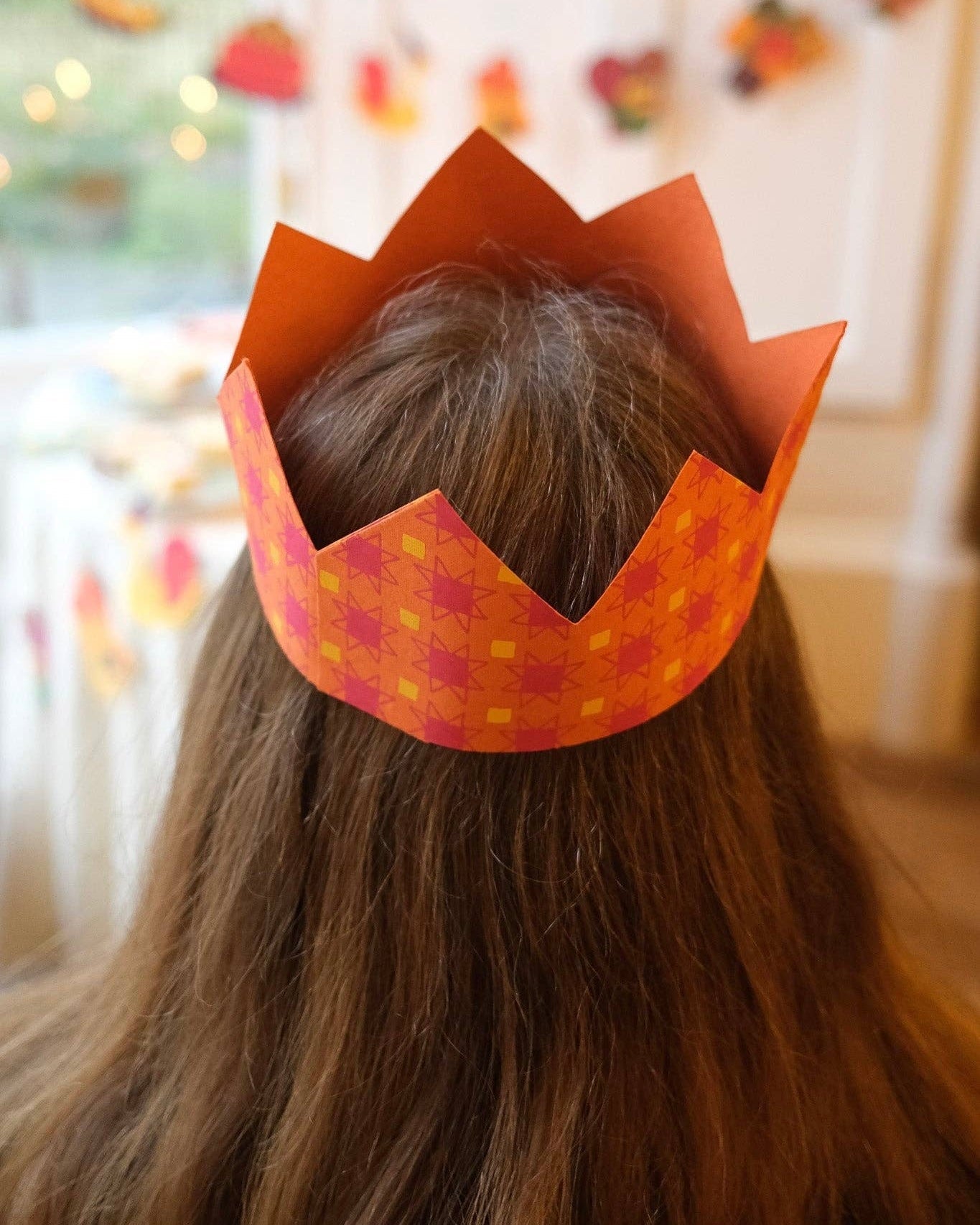 Multicolored Celebration Paper Crowns - bubblegum market