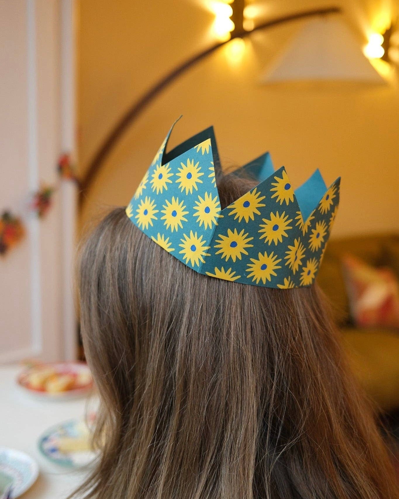 Multicolored Celebration Paper Crowns - bubblegum market