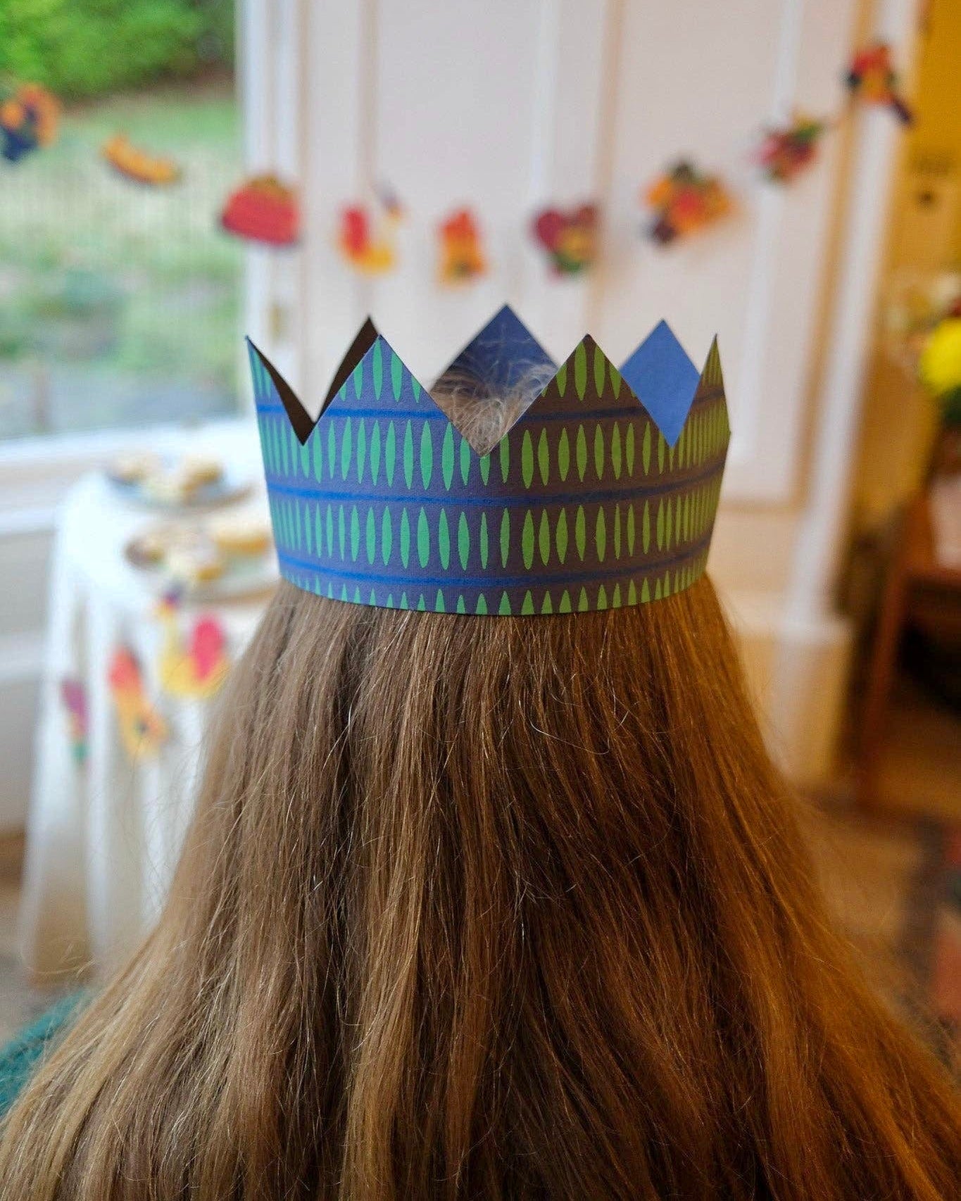 Multicolored Celebration Paper Crowns - bubblegum market