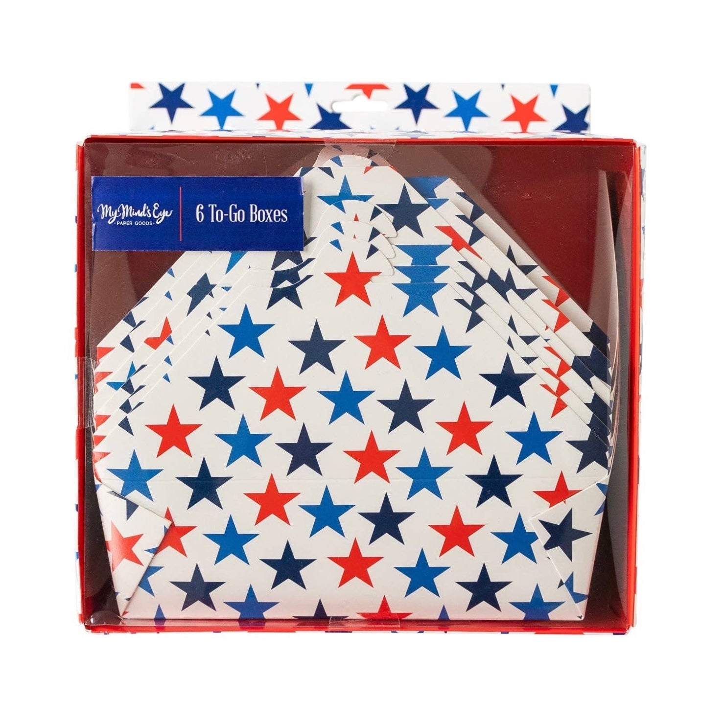 Multicolored Star To - Go Boxes - bubblegum market