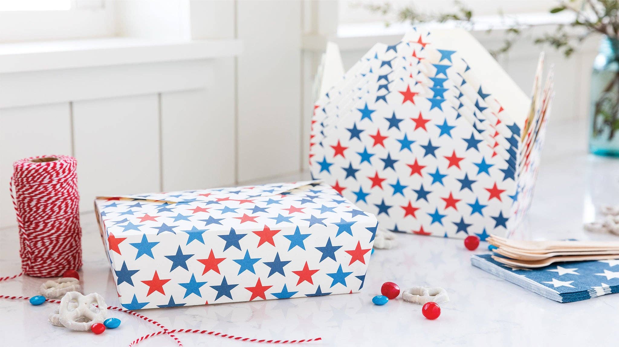Multicolored Star To - Go Boxes - bubblegum market
