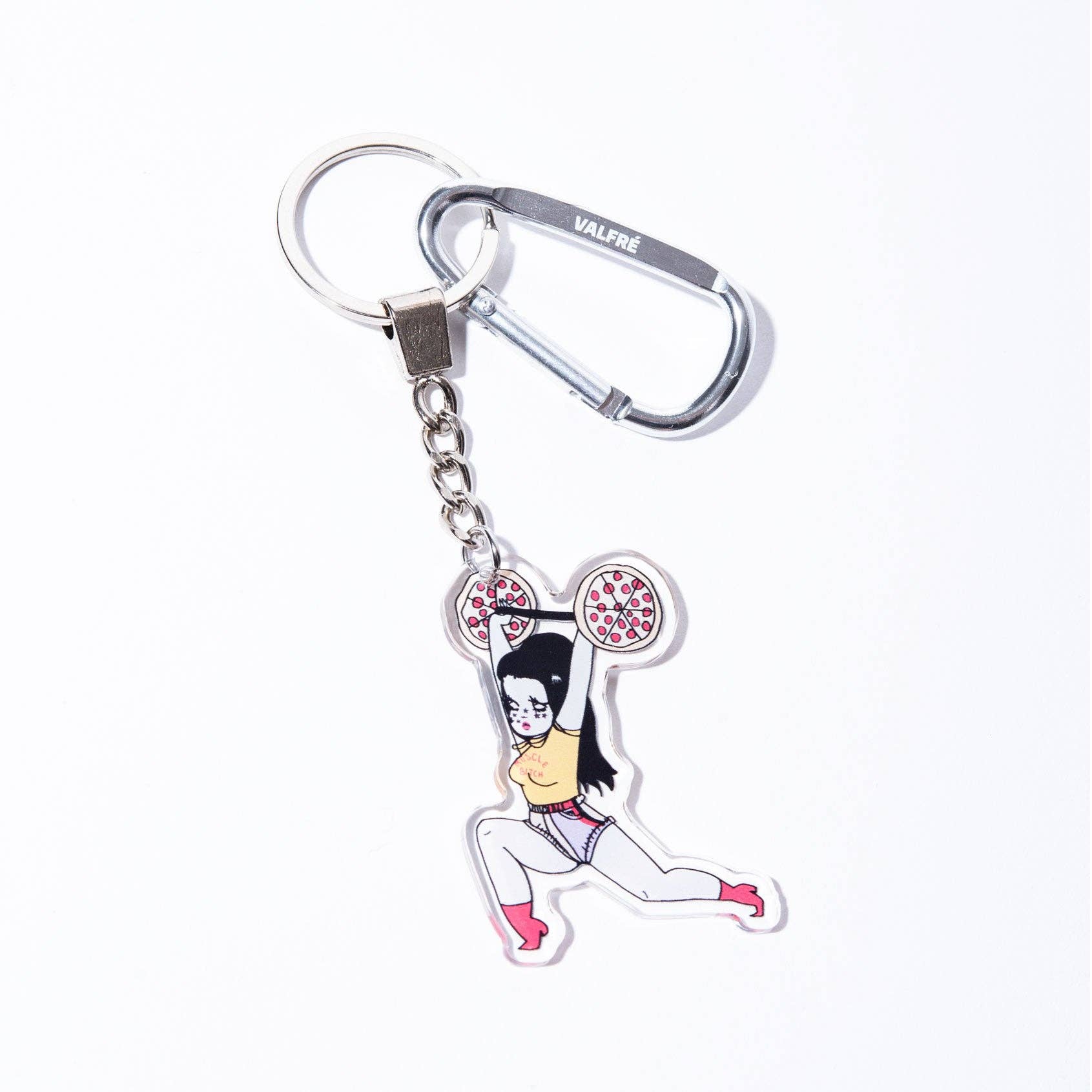 Muscle Bitch Acrylic Keychain / Bag Charm - bubblegum market