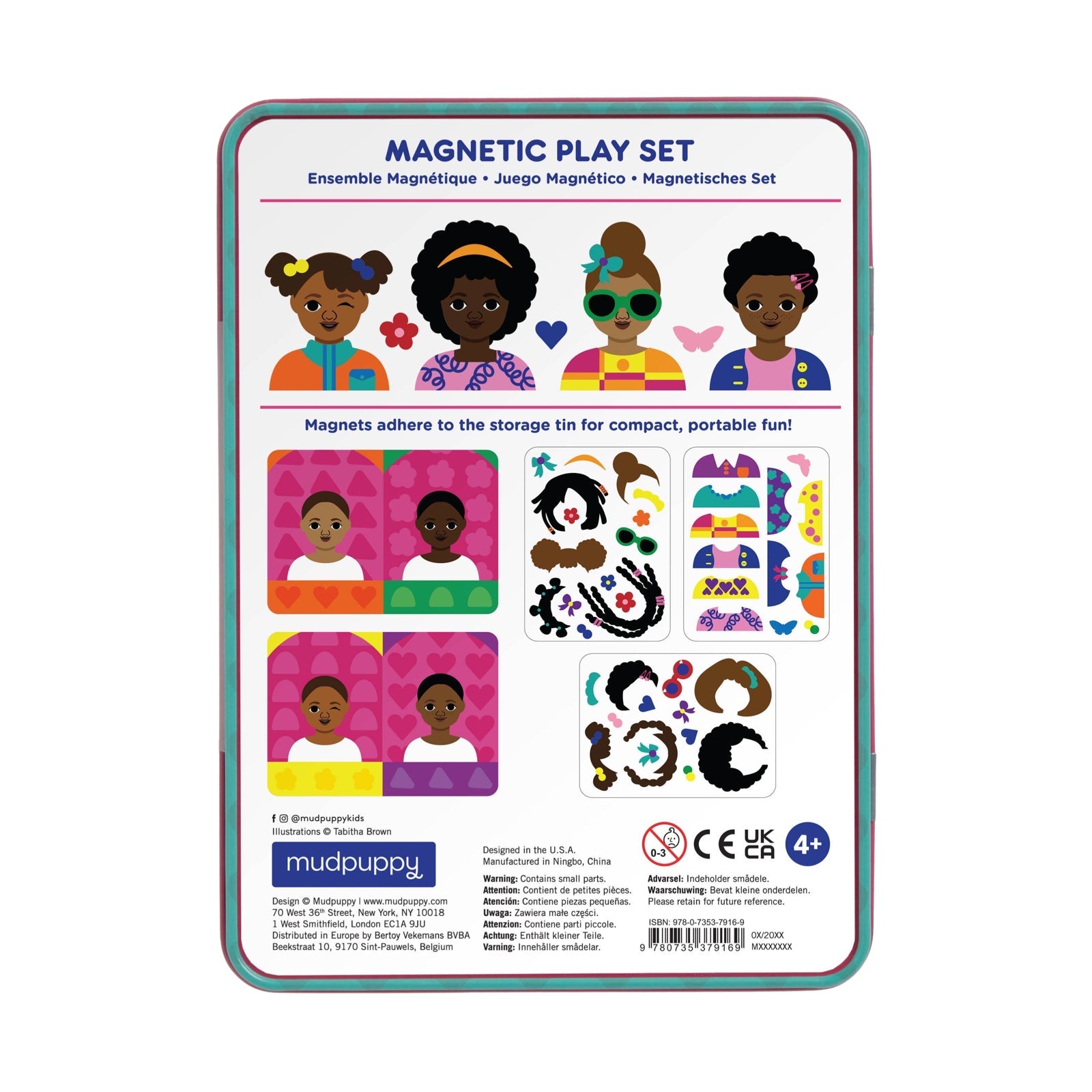 My Hair, My Crown Magnetic Play Set - bubblegum market