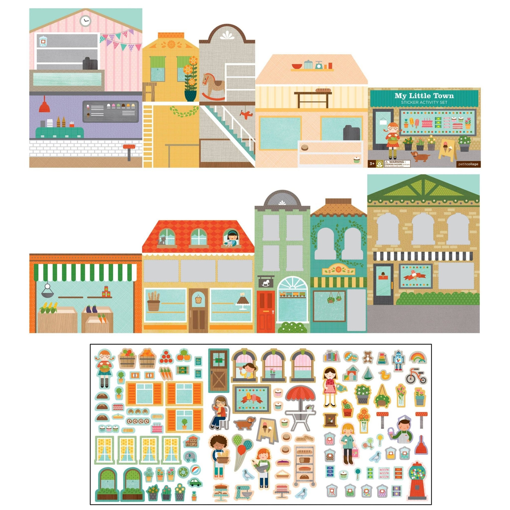 My Little Town Sticker Activity Set - bubblegum market
