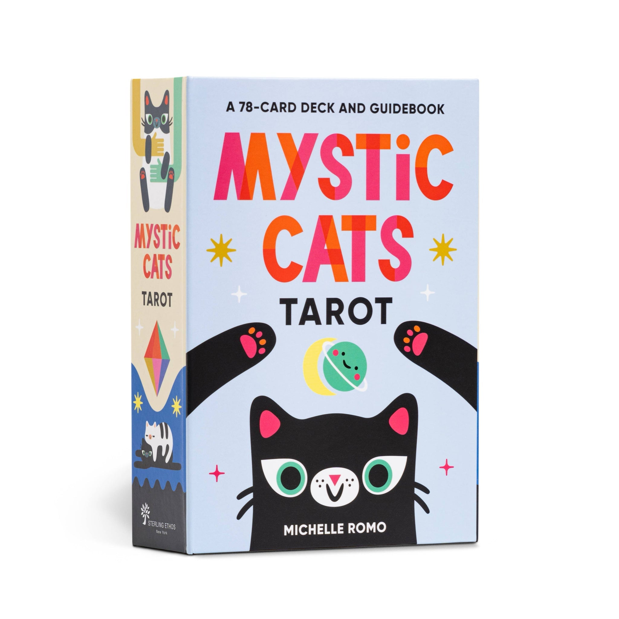 Mystic Cats Tarot: A 78 - Card Deck and Guidebook - bubblegum market