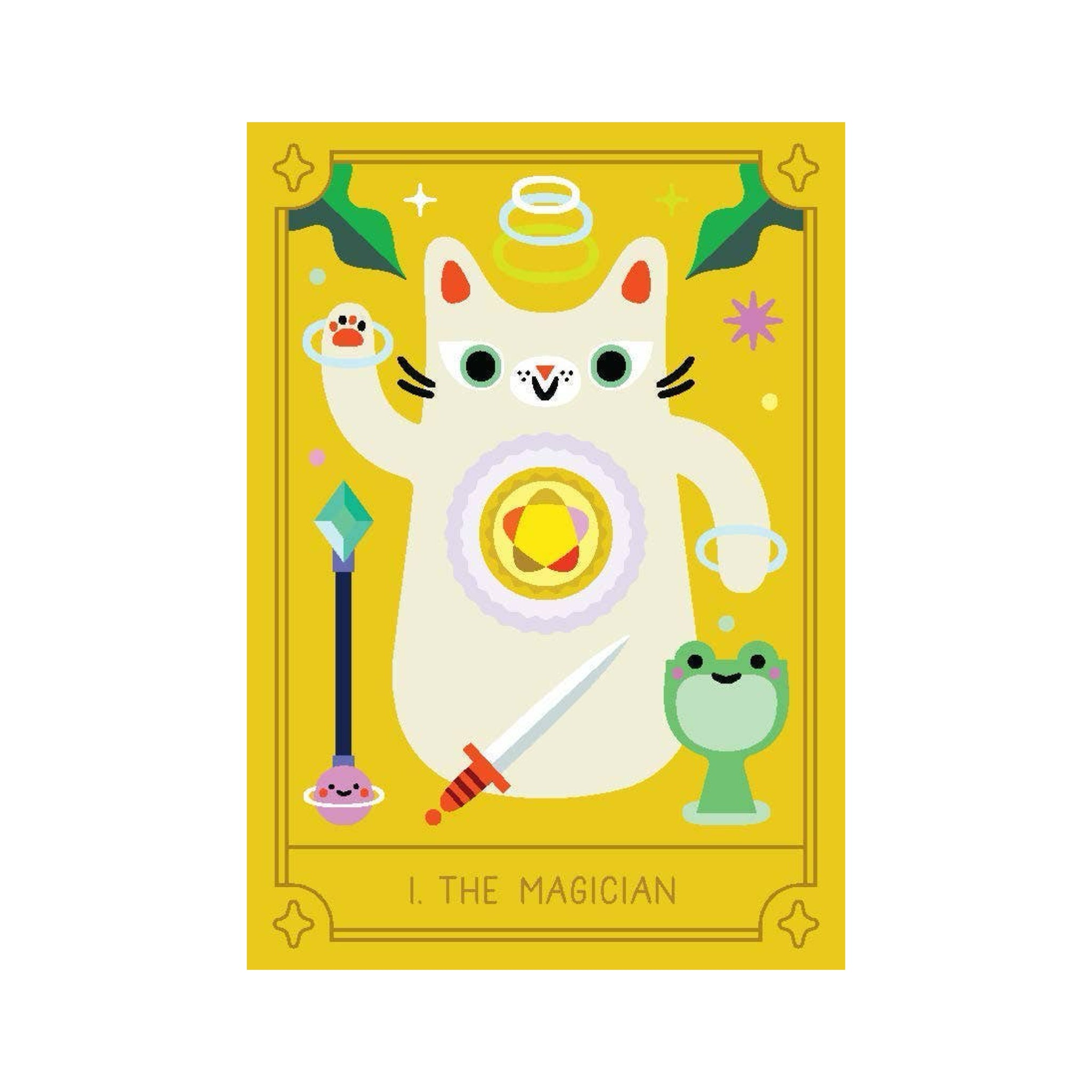 Mystic Cats Tarot: A 78 - Card Deck and Guidebook - bubblegum market