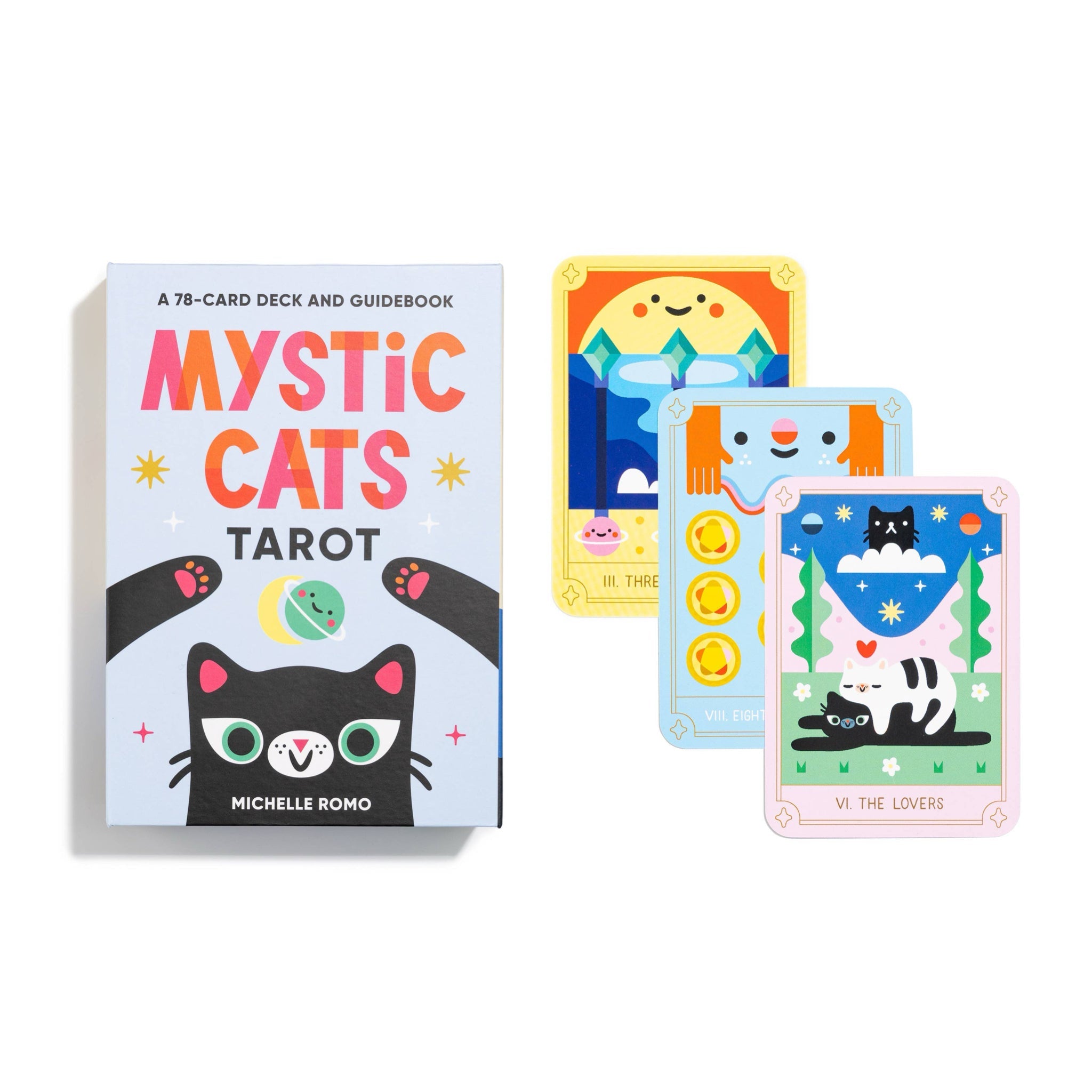 Mystic Cats Tarot: A 78 - Card Deck and Guidebook - bubblegum market