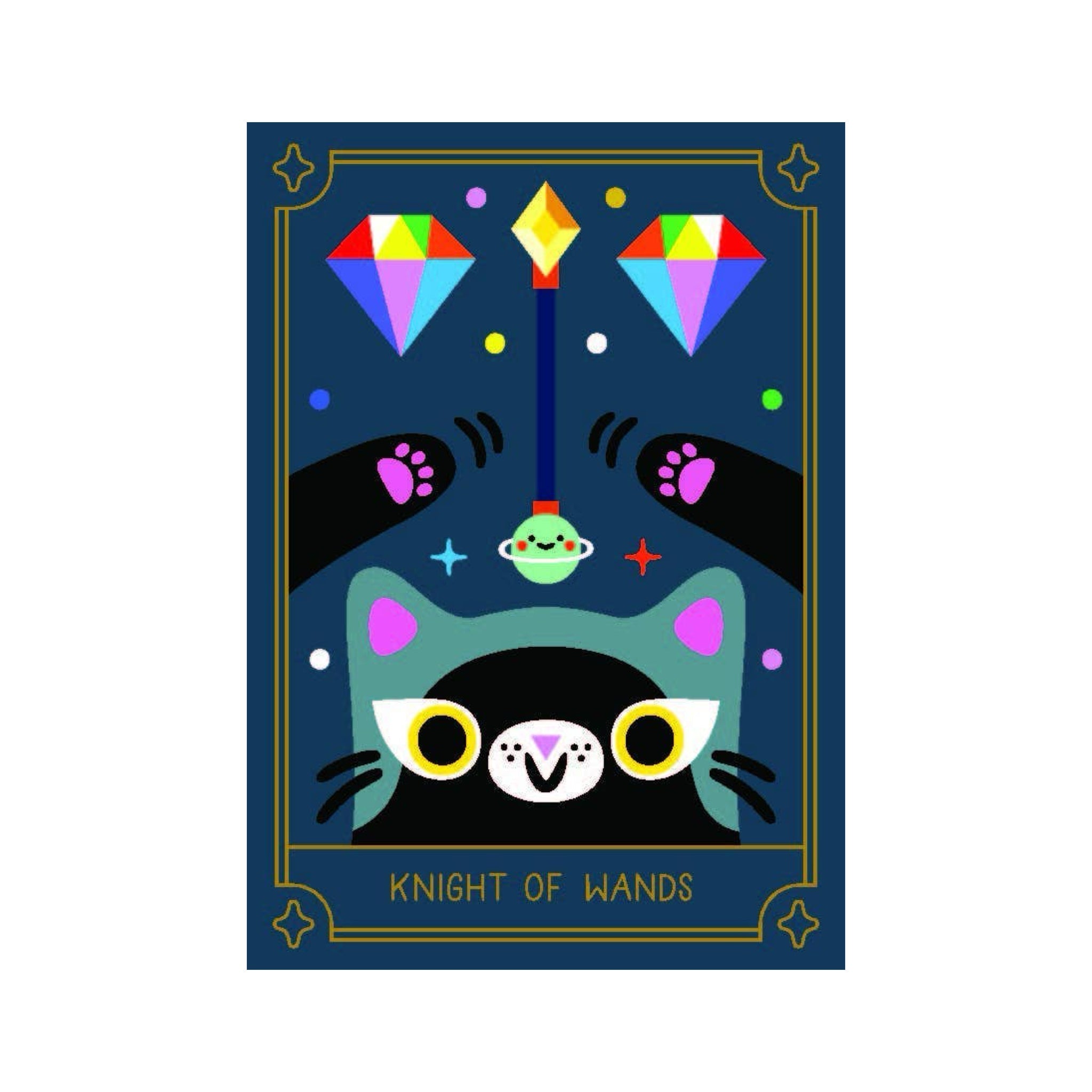 Mystic Cats Tarot: A 78 - Card Deck and Guidebook - bubblegum market