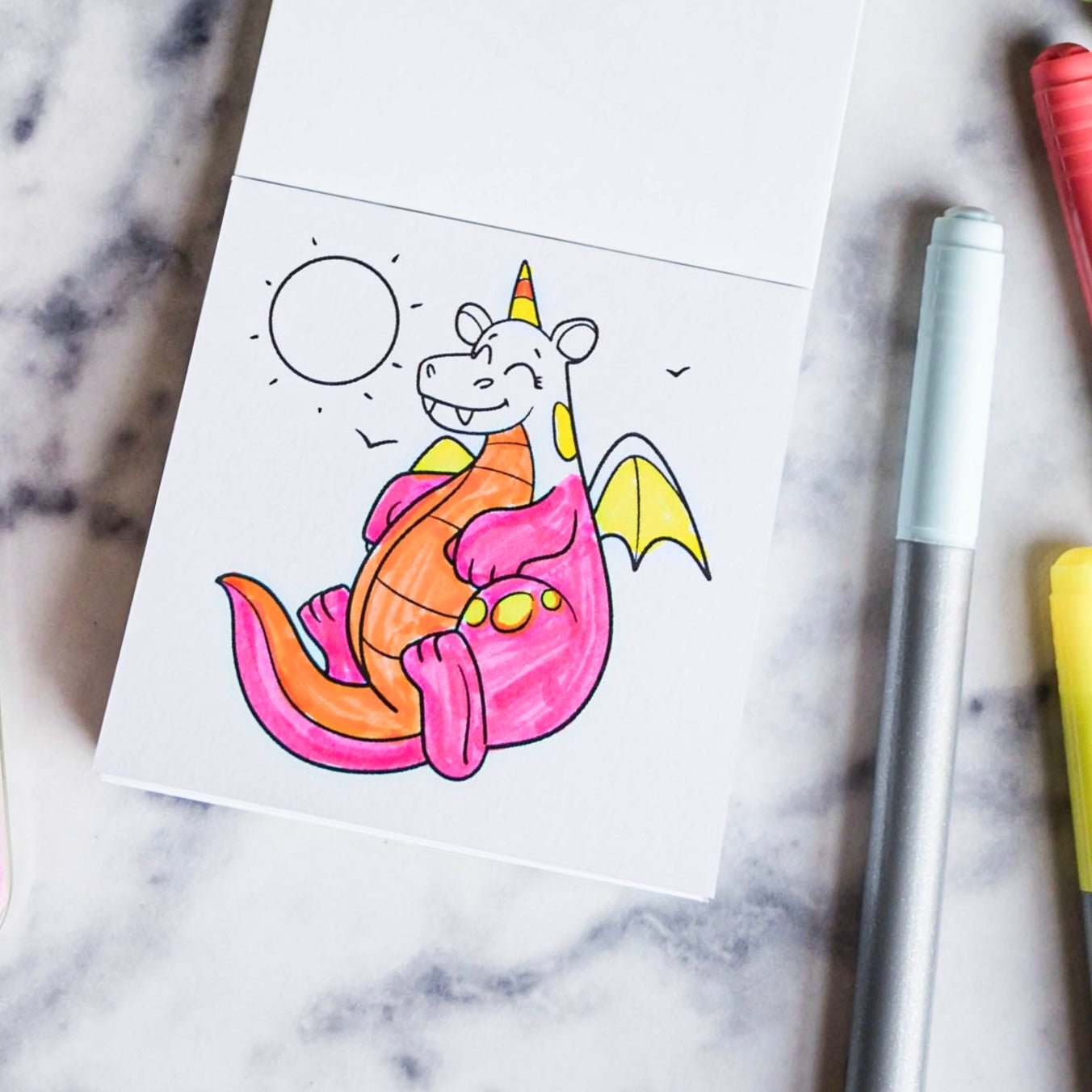 Mythical & Magical Mini Coloring Pad - bubblegum market