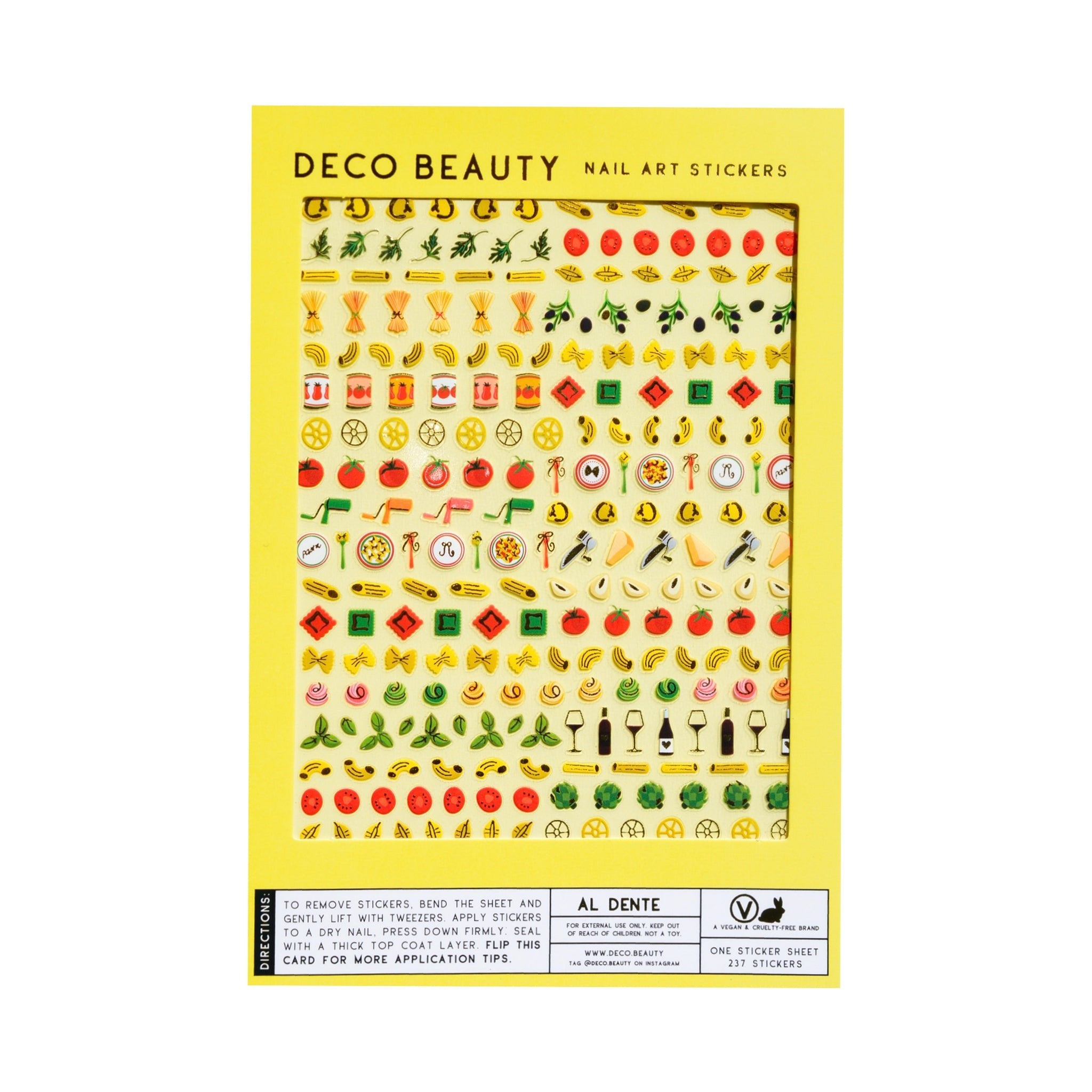 Nail Art Stickers: AL DENTE - bubblegum market