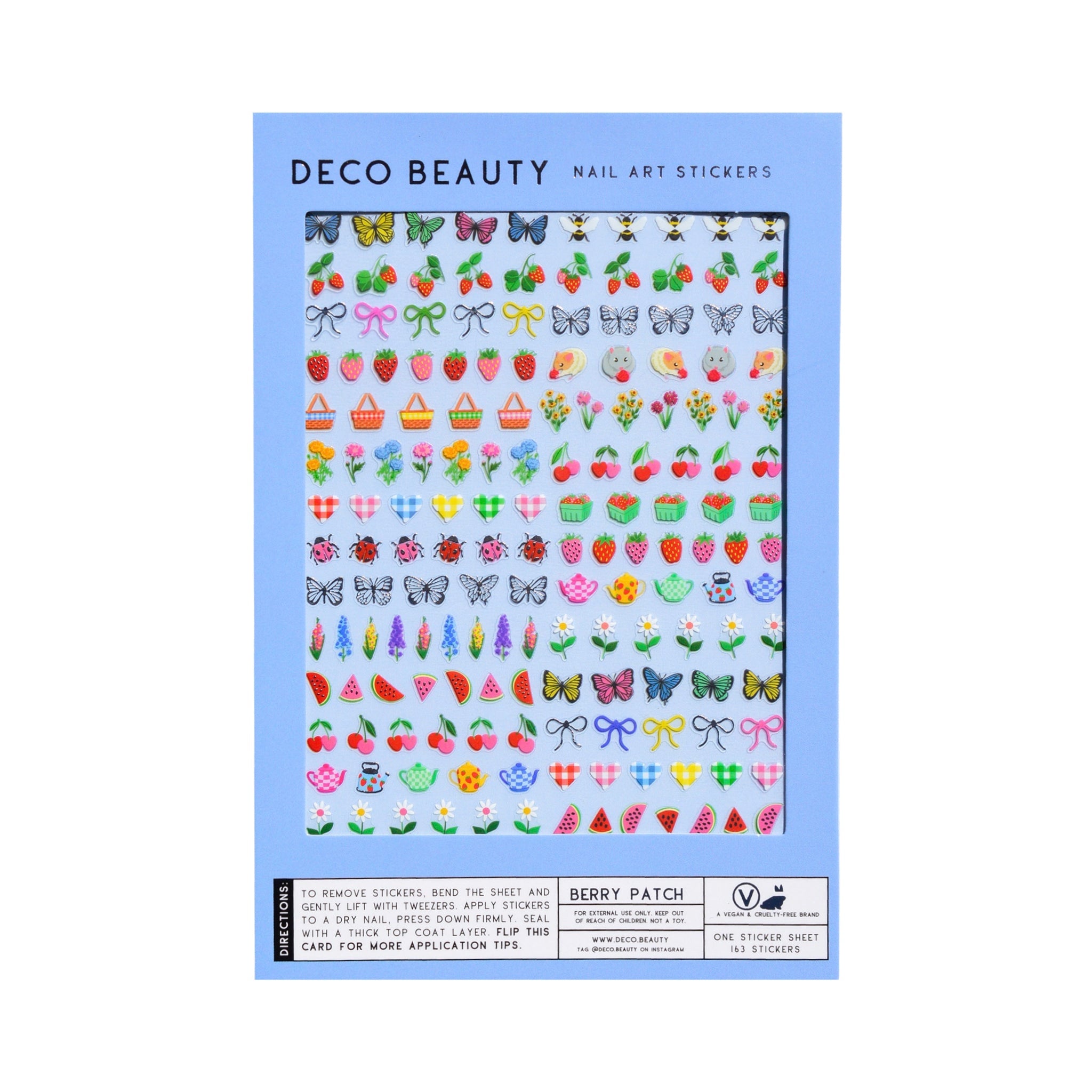 Nail Art Stickers: BERRY PATCH - bubblegum market