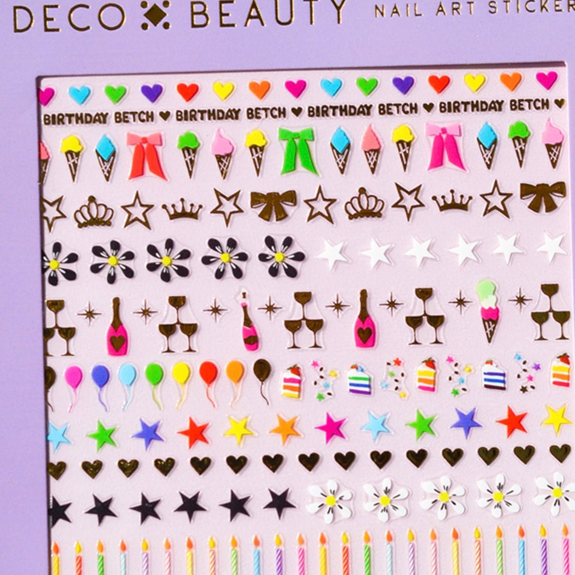 Nail Art Stickers: BIRTHDAY - bubblegum market