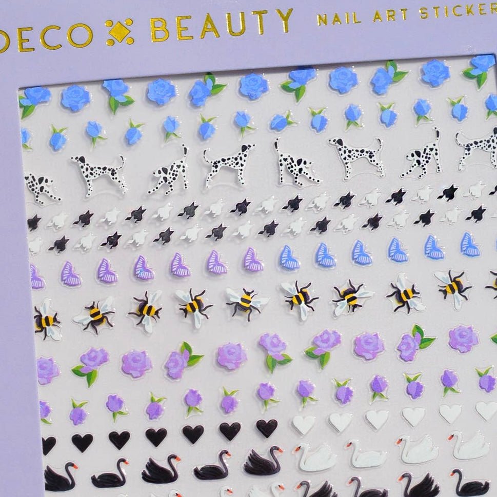 Nail Art Stickers: ENGLISH GARDEN - bubblegum market