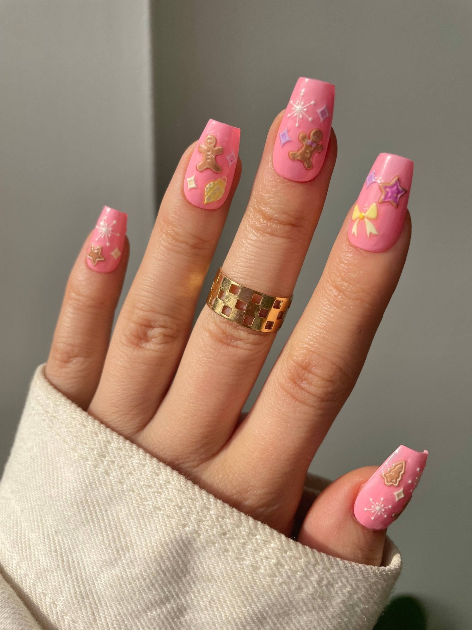 Nail Art Stickers: GINGERBREAD - bubblegum market