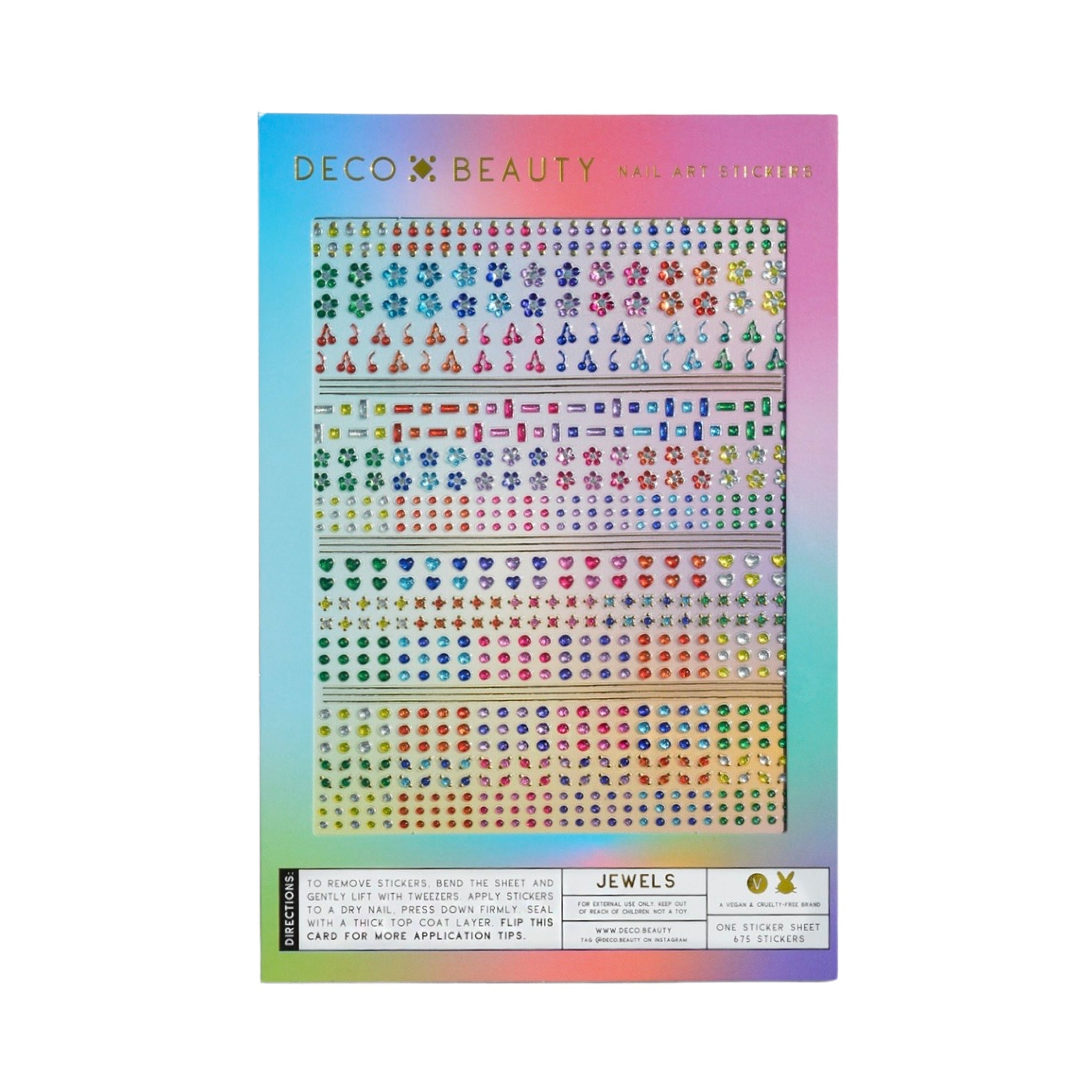 Nail Art Stickers: JEWELS - bubblegum market