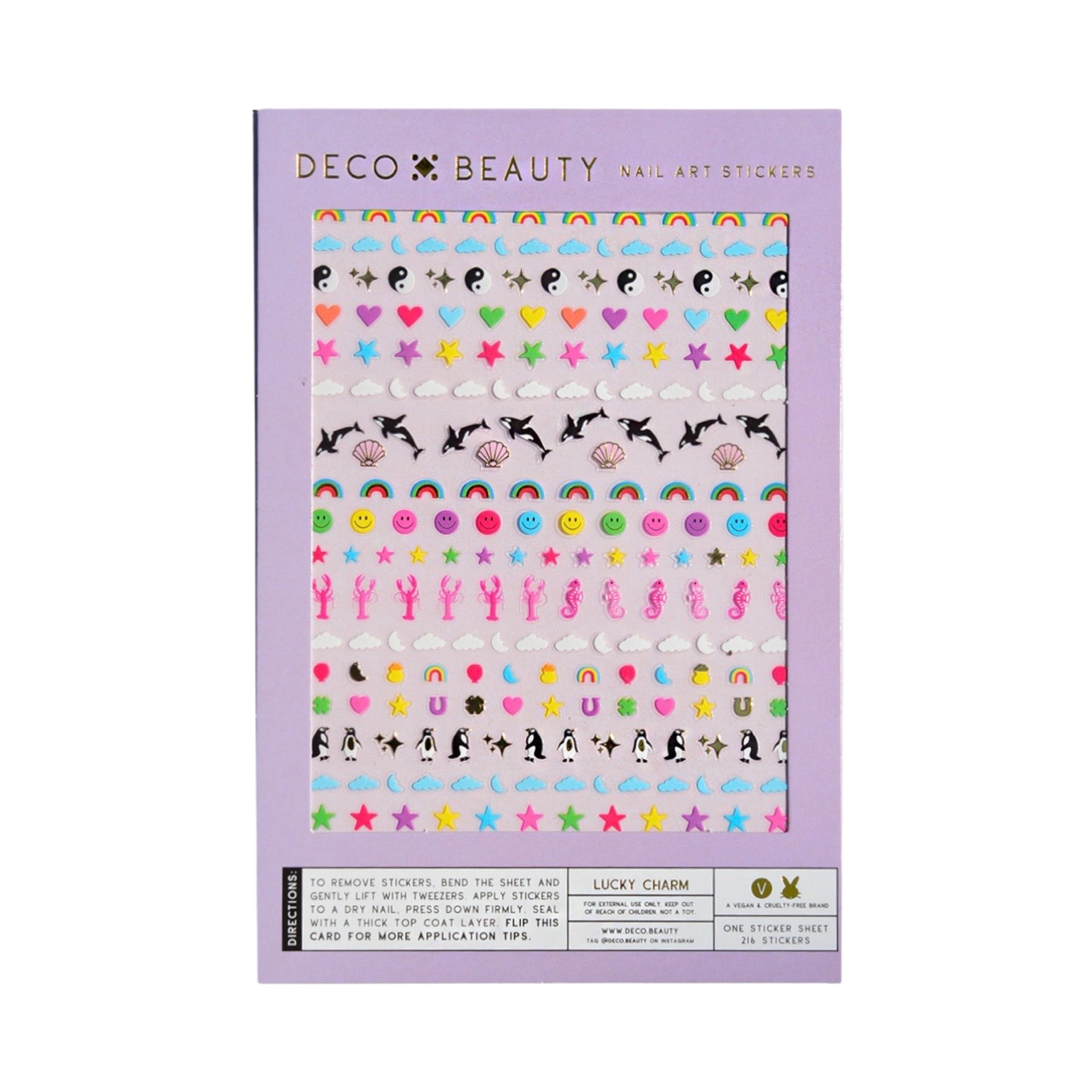 Nail Art Stickers: LUCKY CHARM - bubblegum market