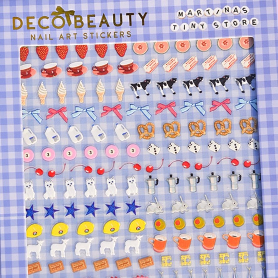 Nail Art Stickers: MARTINA'S TINY STORE X DECO BEAUTY - bubblegum market