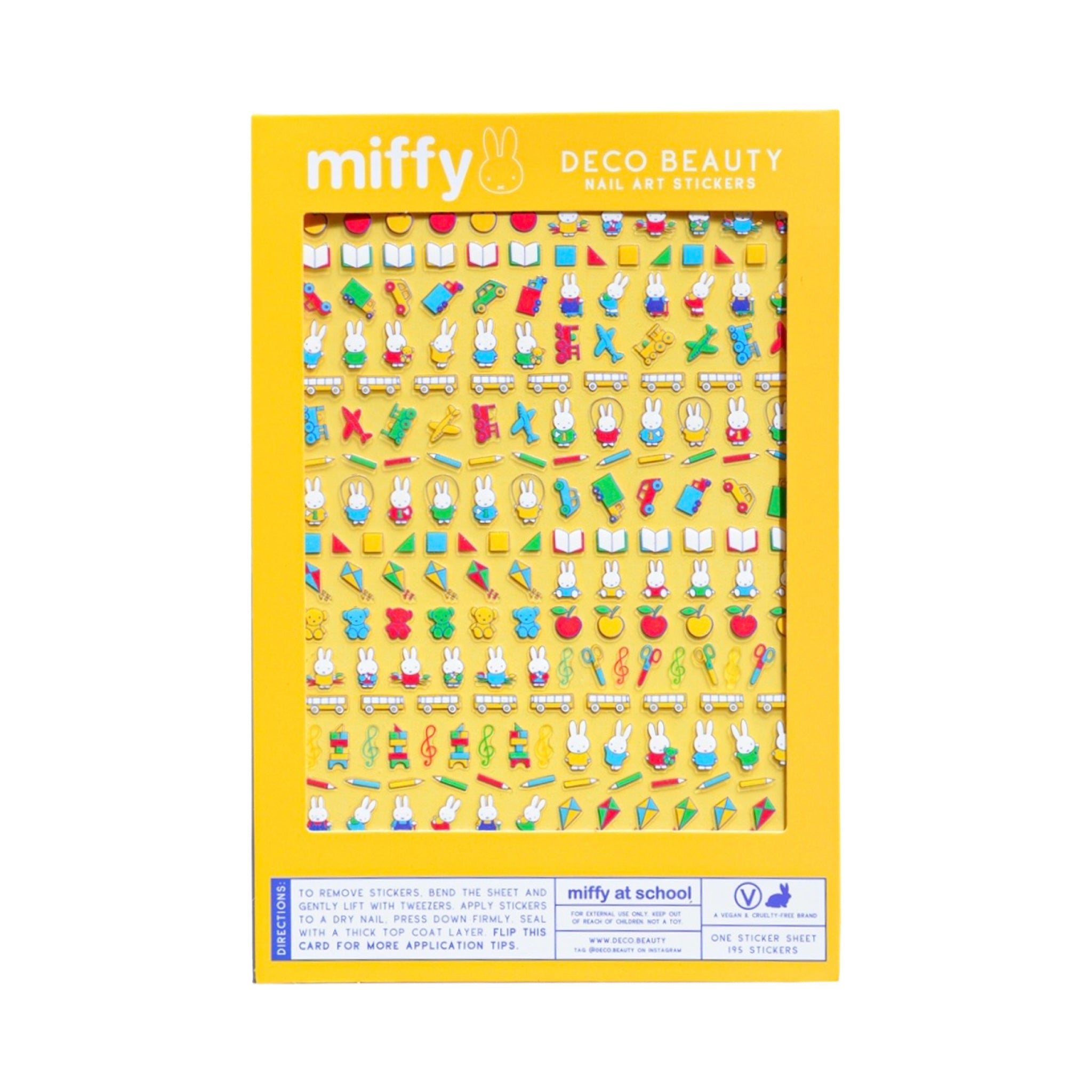 Nail Art Stickers: MIFFY AT SCHOOL - bubblegum market