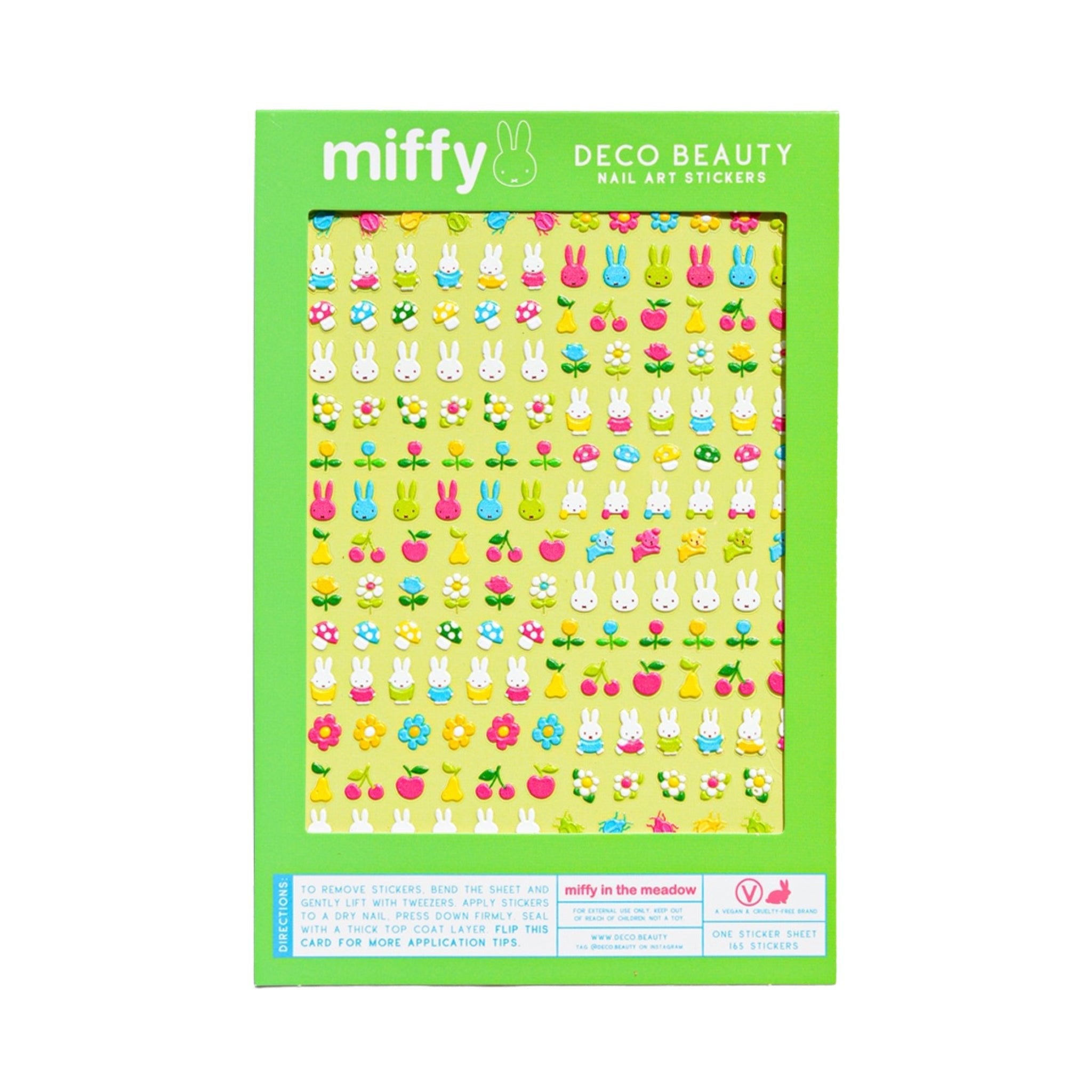 Nail Art Stickers: MIFFY IN THE MEADOW - bubblegum market