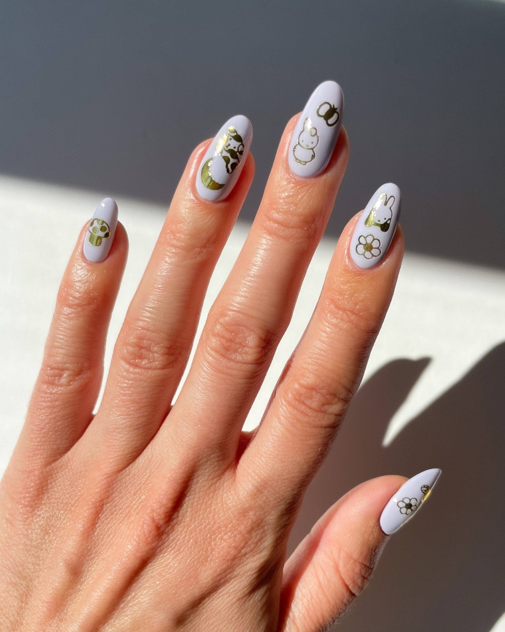 Nail Art Stickers: MIFFY IS GOLD - bubblegum market