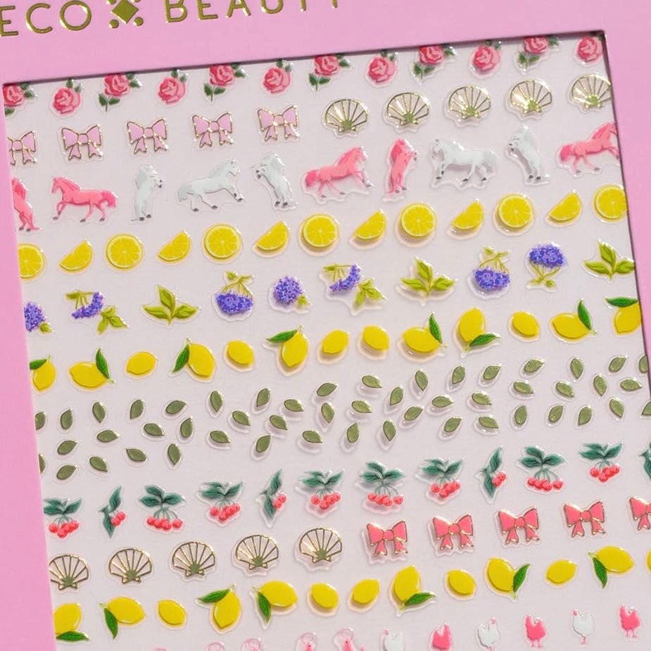 Nail Art Stickers: PINK PONY - bubblegum market