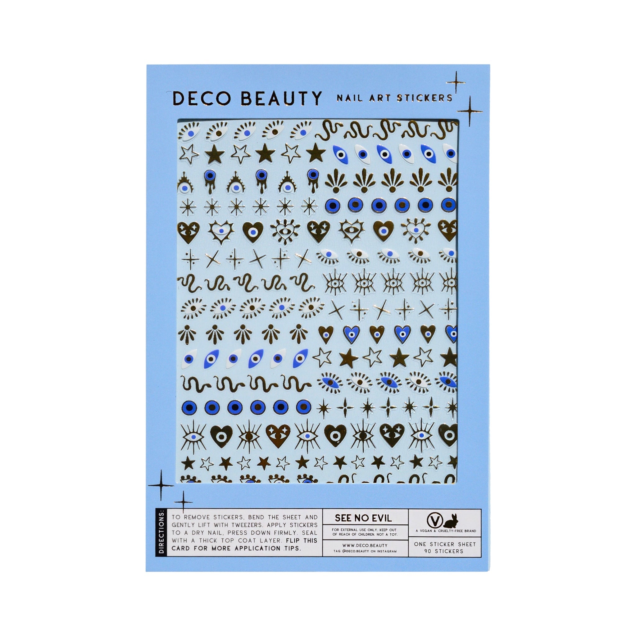 Nail Art Stickers: SEE NO EVIL - bubblegum market