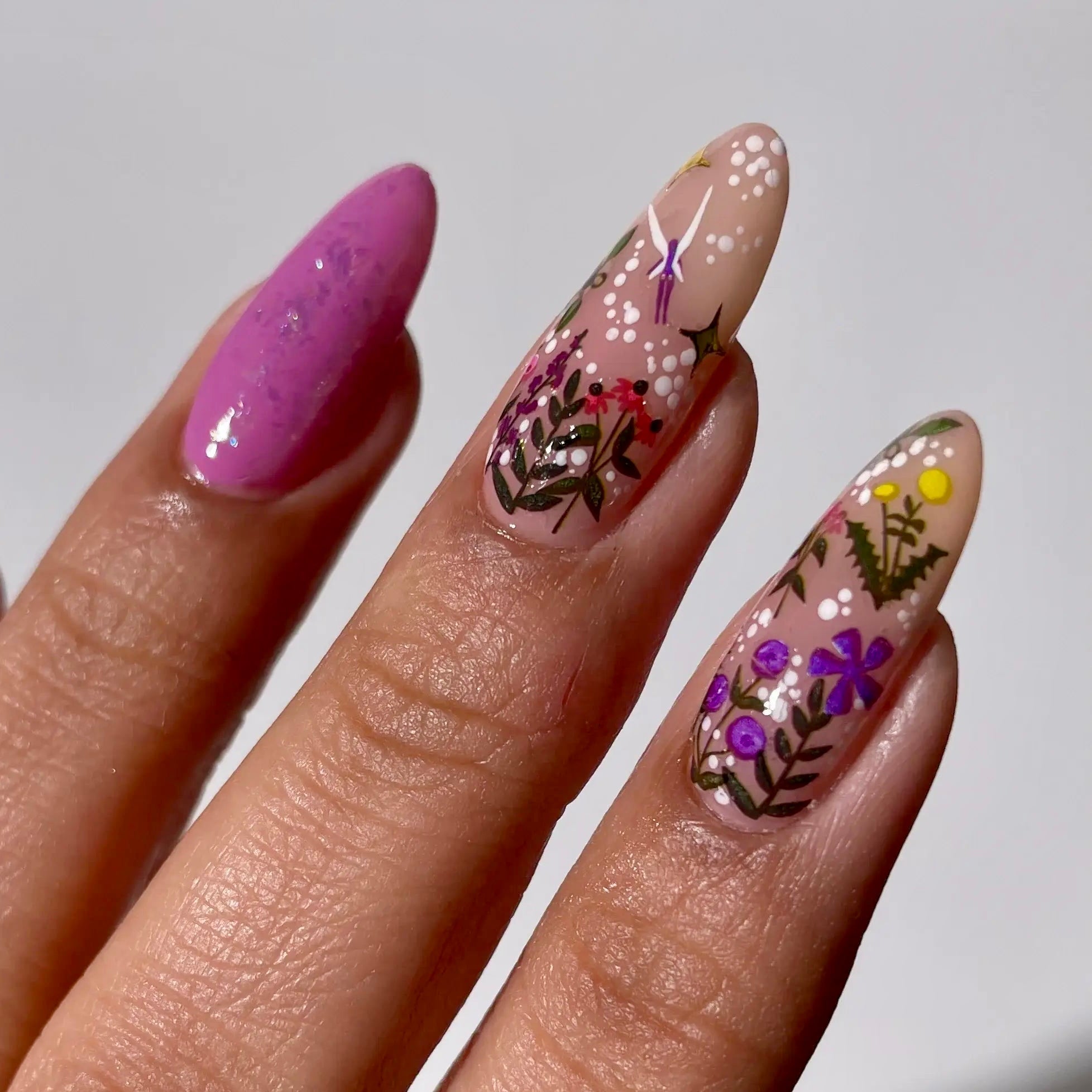 Nail Art Stickers: Wildflower - bubblegum market