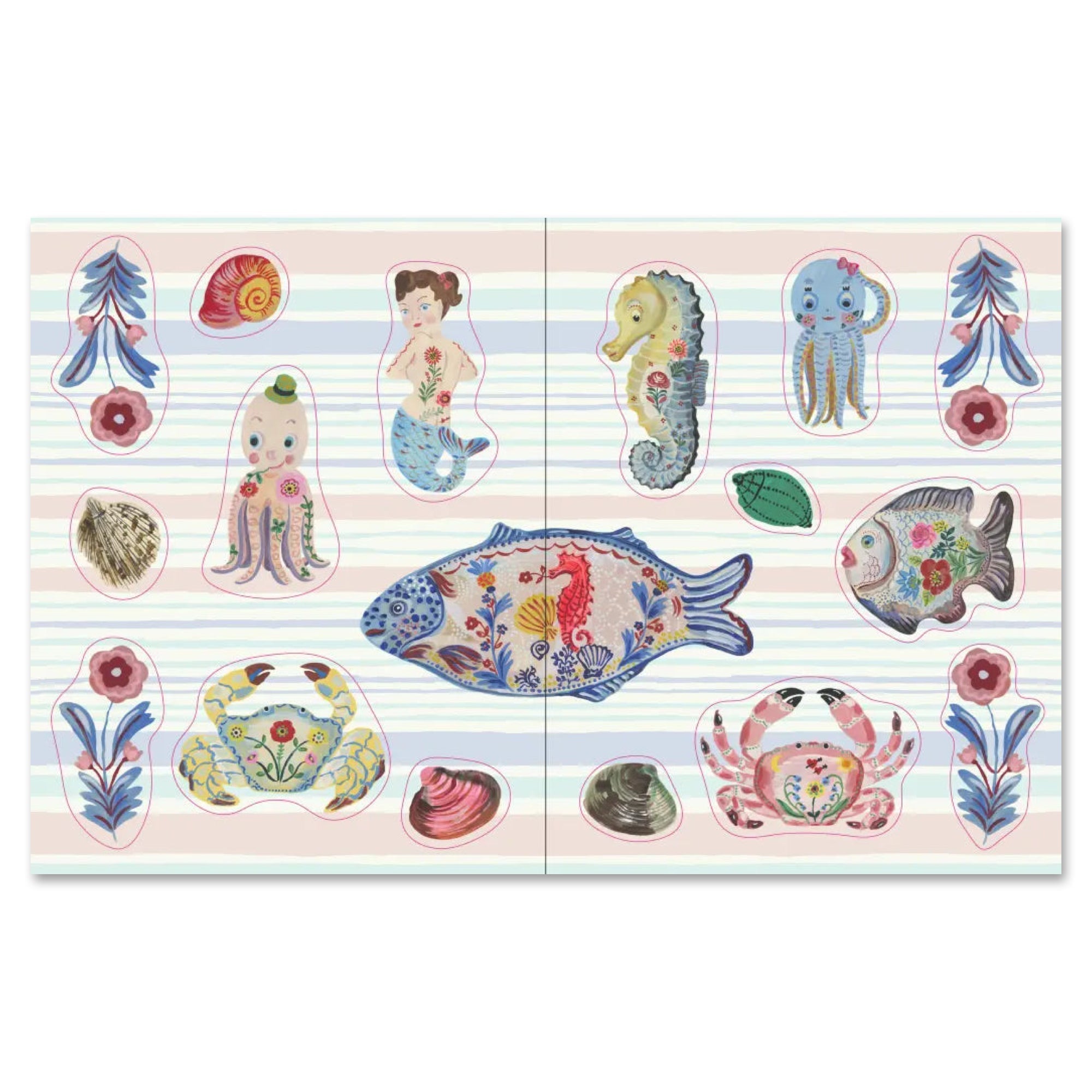 Nathalie Lété Sticker Book (Hardcover) - bubblegum market