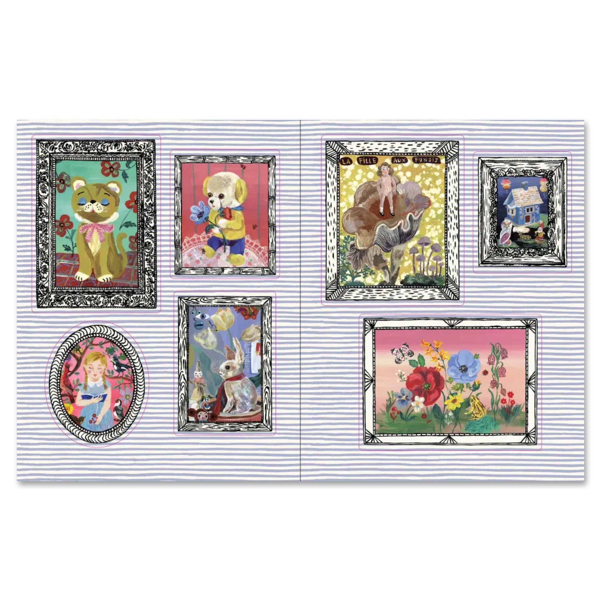 Nathalie Lété Sticker Book (Hardcover) - bubblegum market