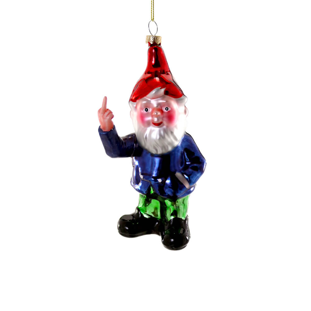 Naughty Gnome Ornament 6" - bubblegum market