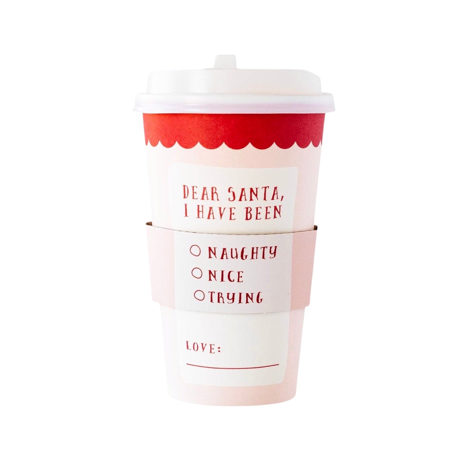 Naughty / Nice To - Go Cups - bubblegum market