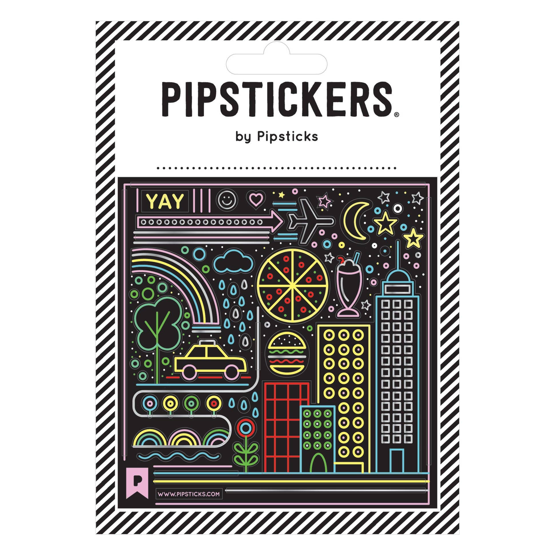 Neon City Life Stickers - bubblegum market