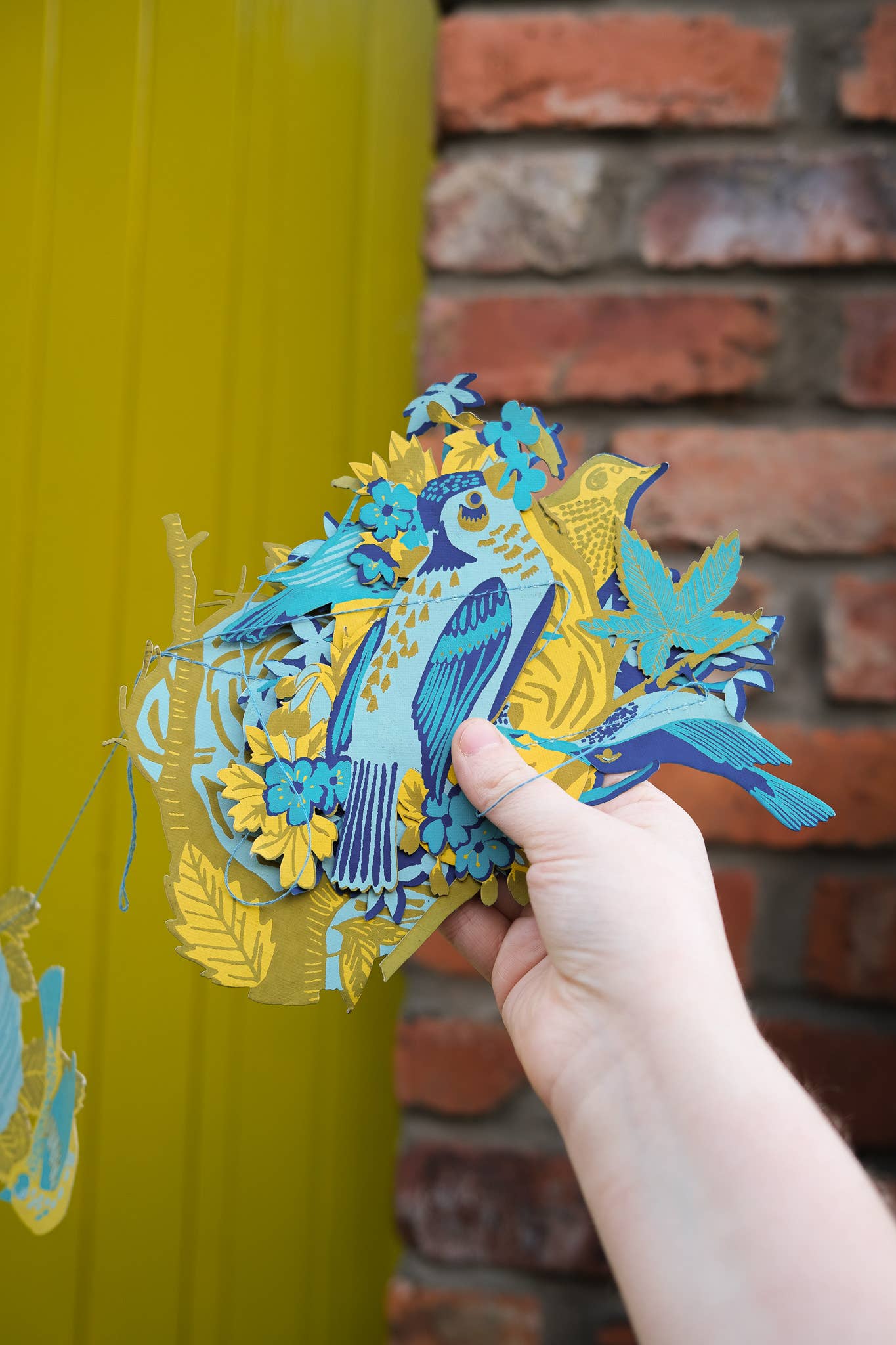 Nests Sewn Garland - bubblegum market