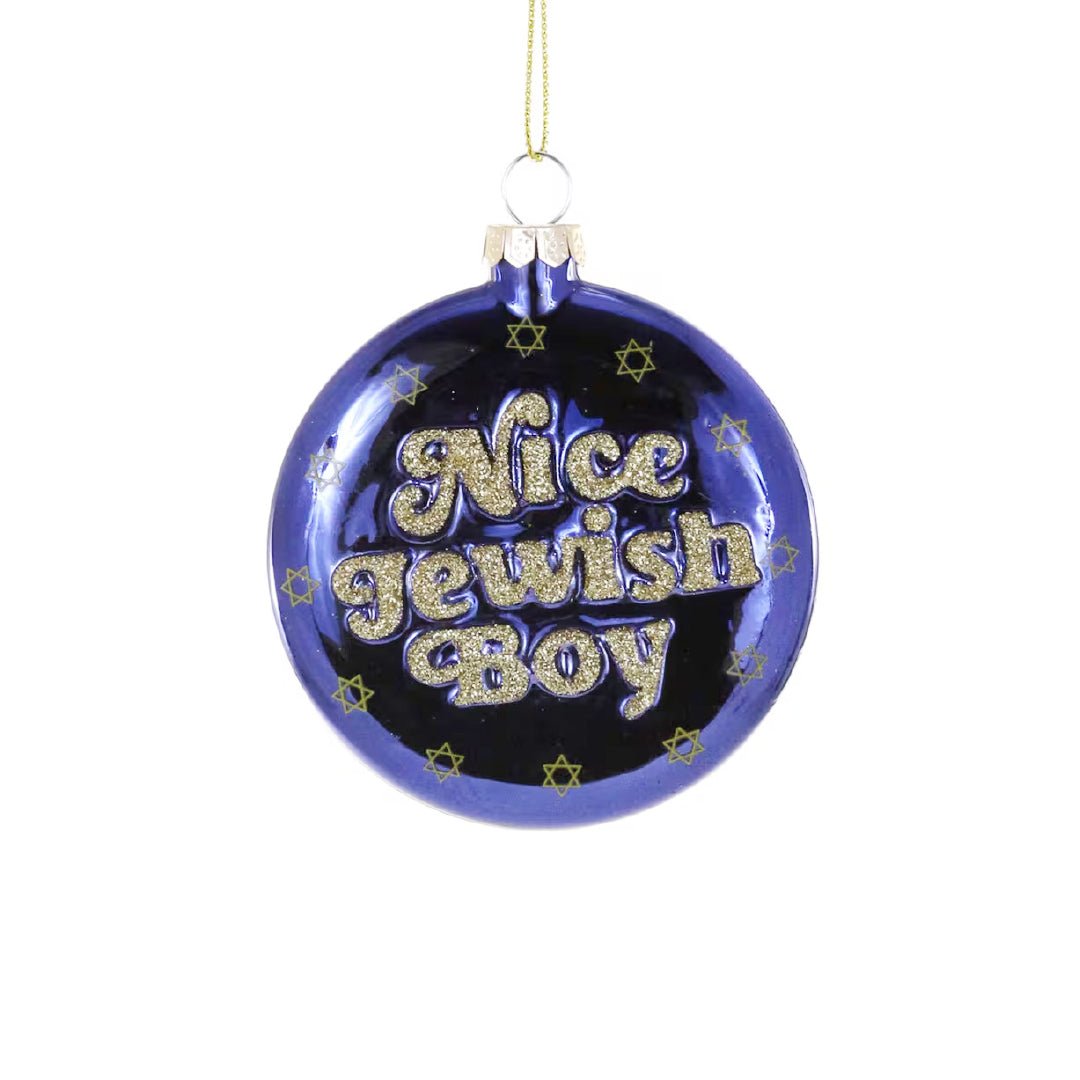 Nice Jewish Boy Ornament 3" - bubblegum market
