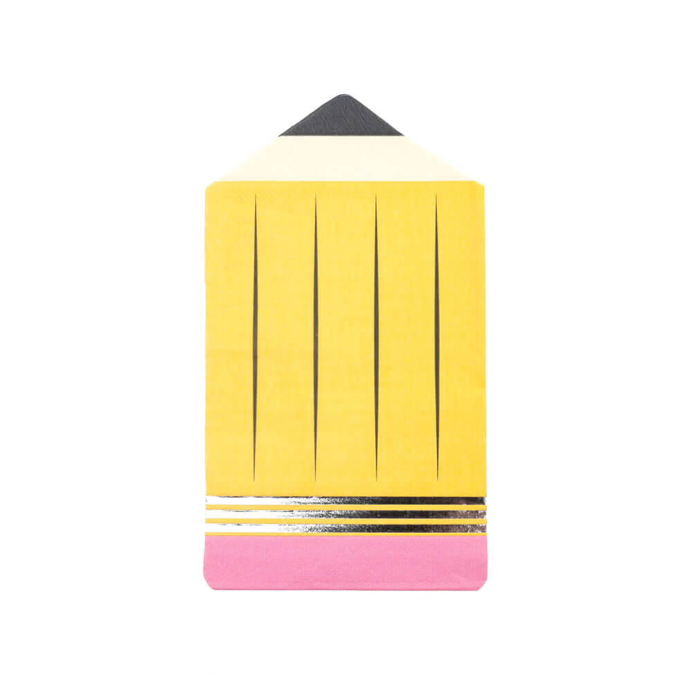 No.2 Pencil Guest Towel Napkins - bubblegum market