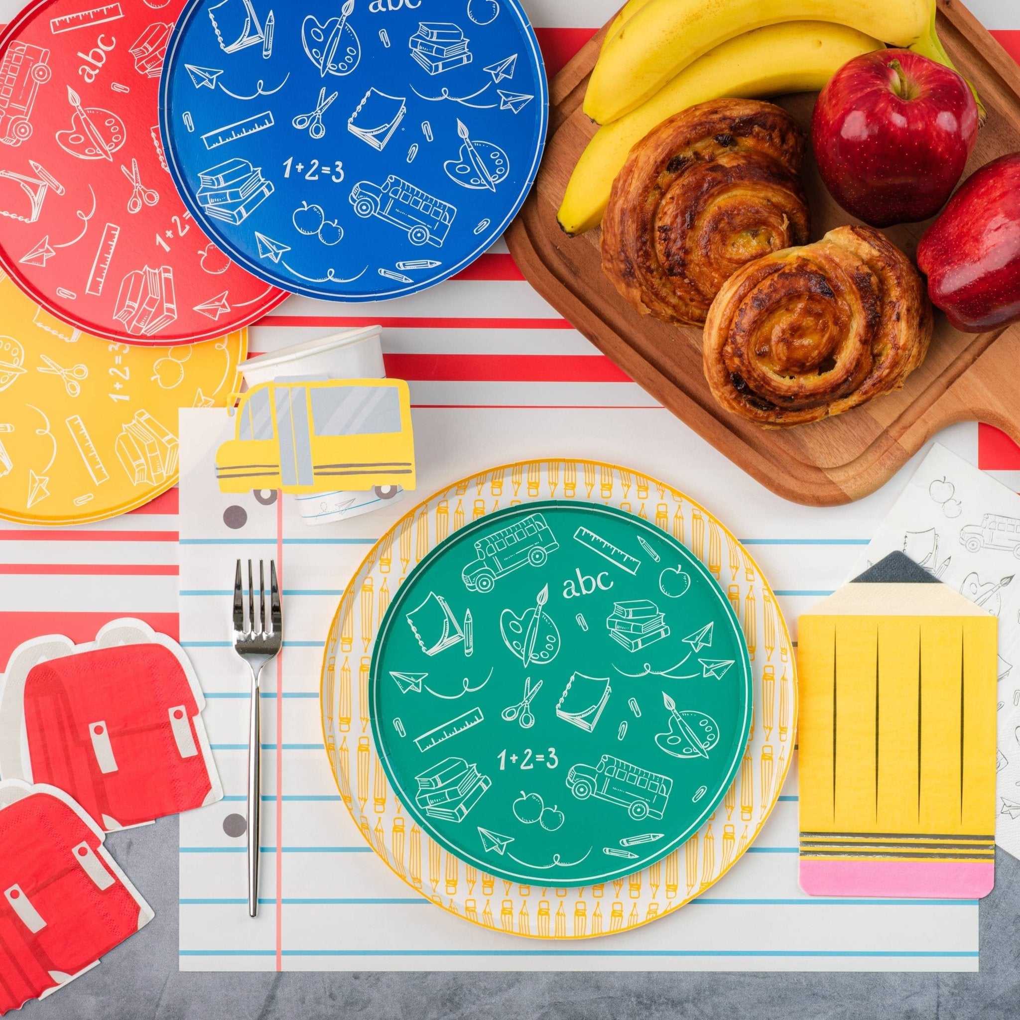 No.2 Pencil Guest Towel Napkins - bubblegum market