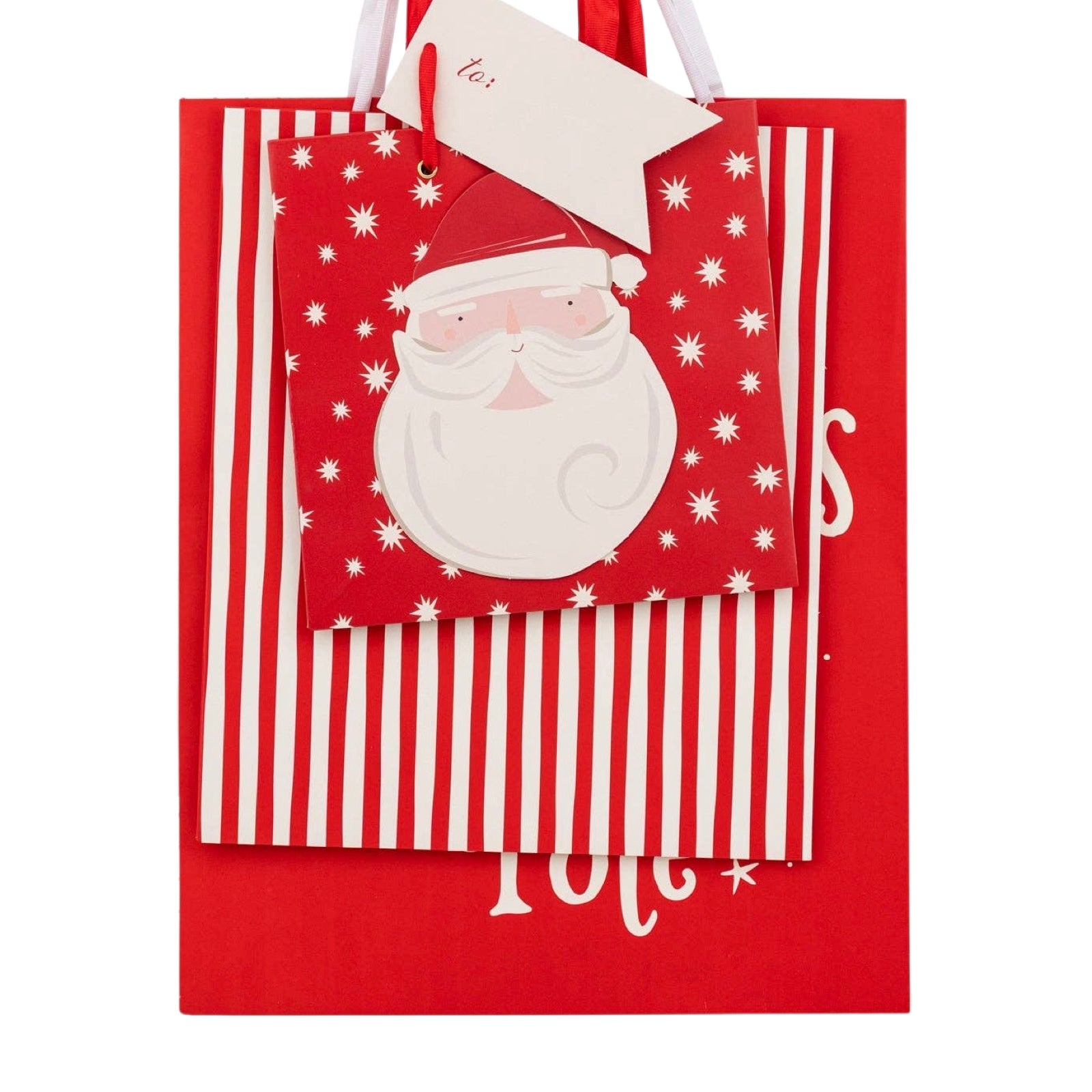 North Pole Holiday Gift Bags (Set of 3) - bubblegum market