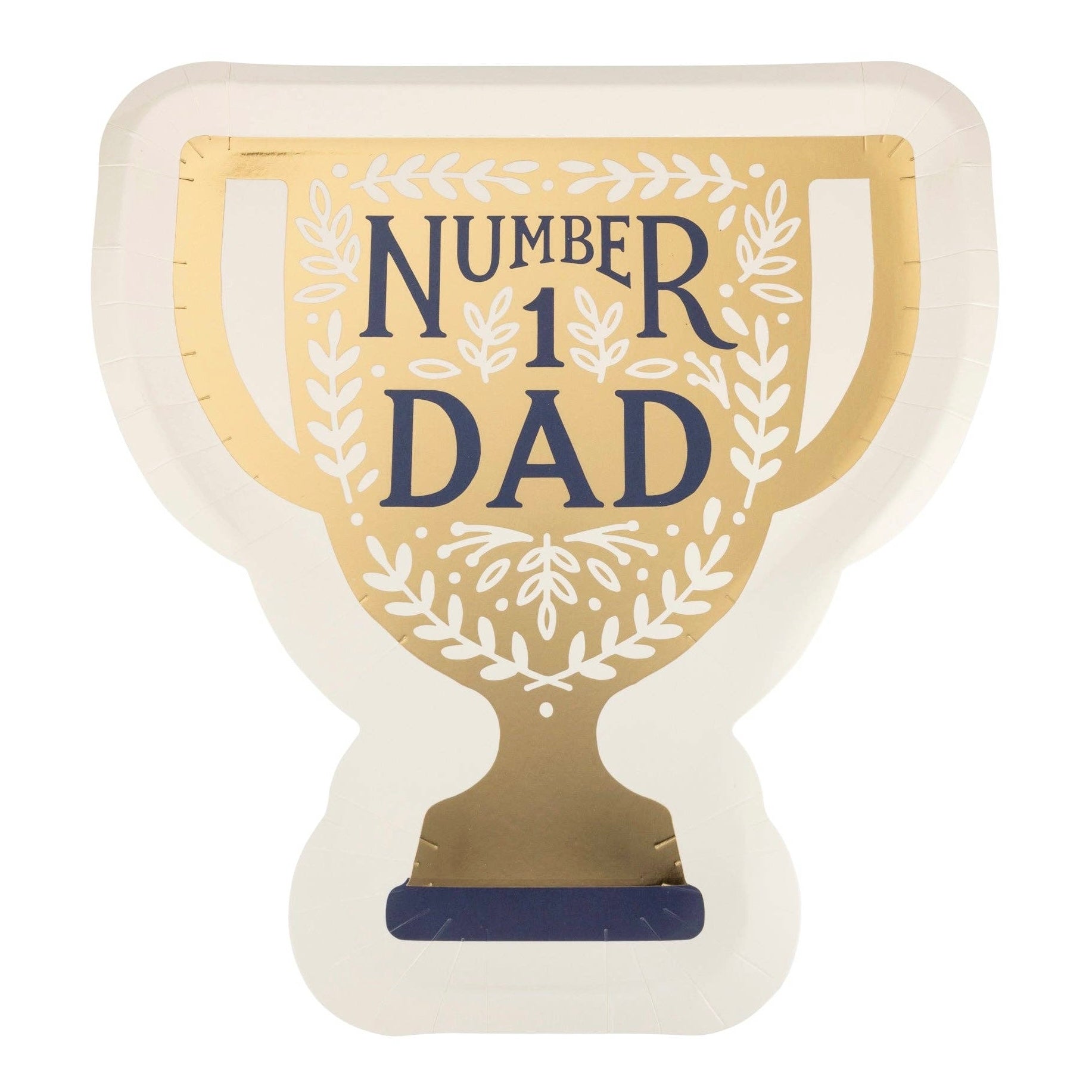 Number 1 Dad Trophy Plates 10.5" - bubblegum market
