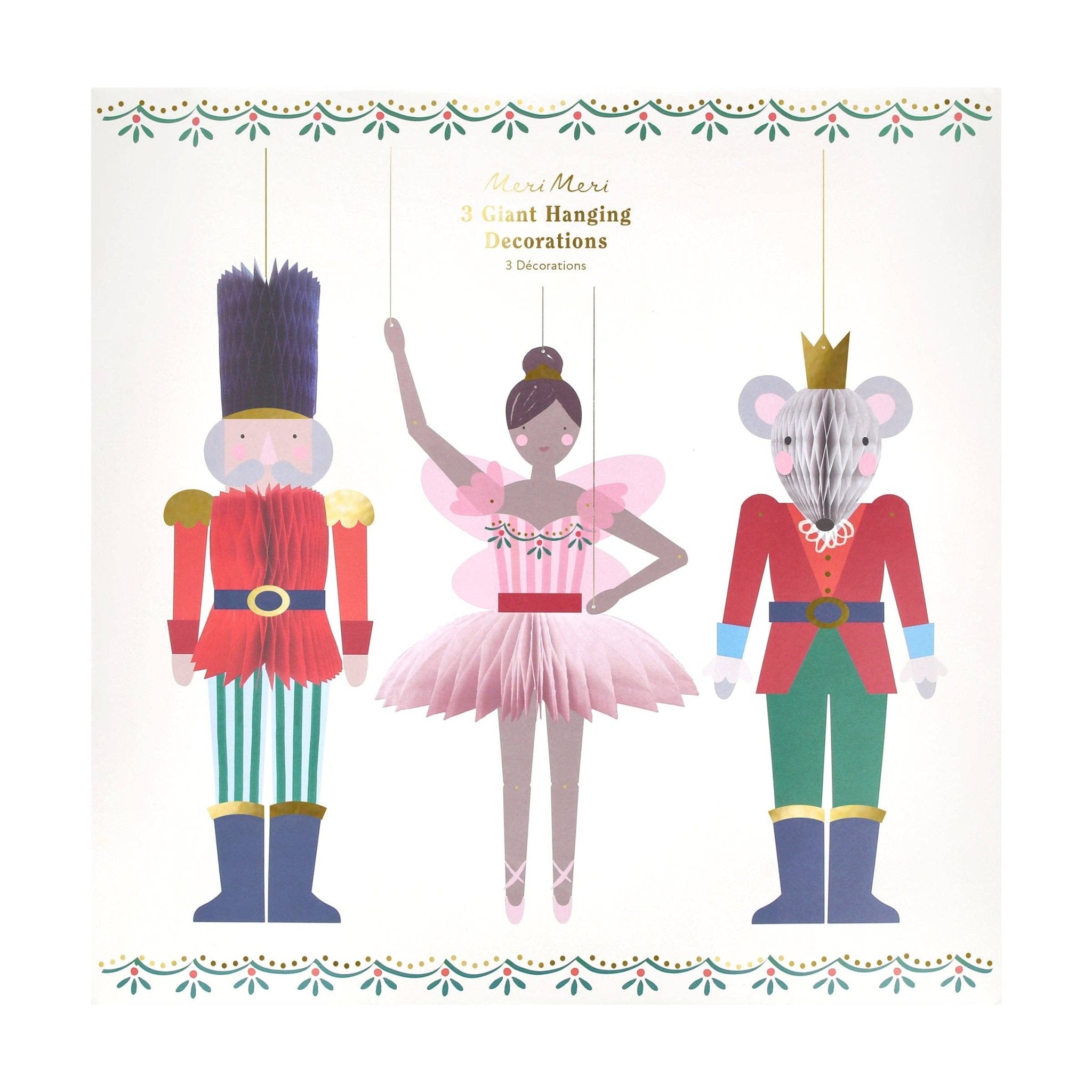 Nutcracker Ballet Giant Hanging Decorations - bubblegum market