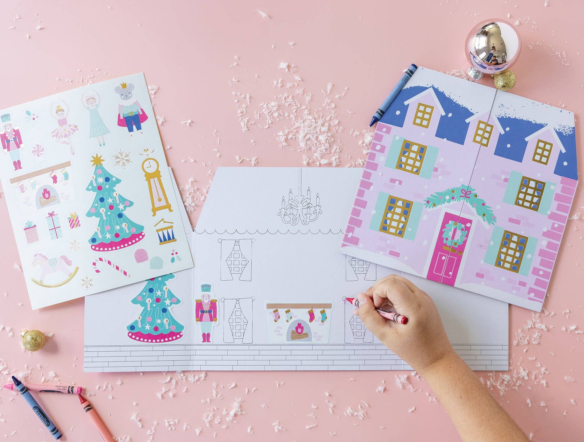 Nutcracker Sticker and Coloring Activity Kit - bubblegum market