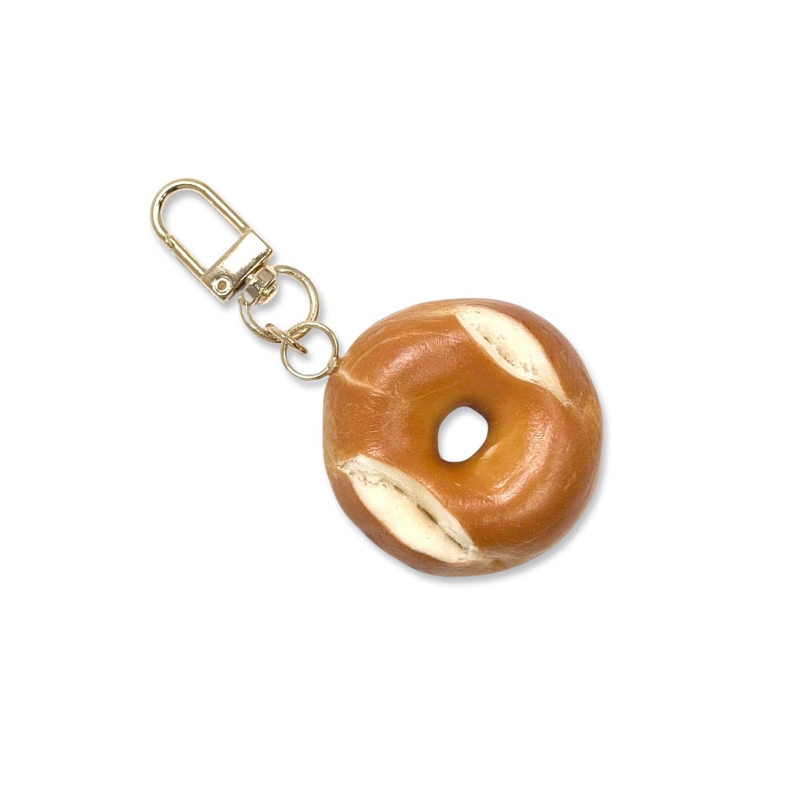 NYC Bagel Keychain / Bag Charm - bubblegum market