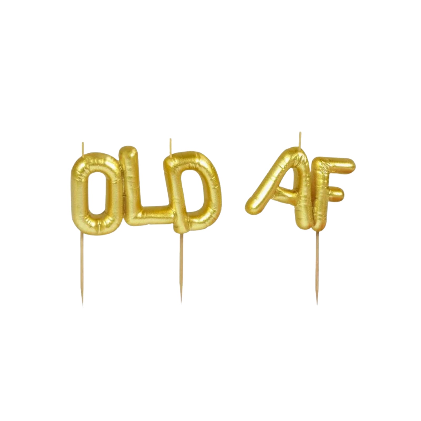 "OLD AF" Birthday Candles - bubblegum market