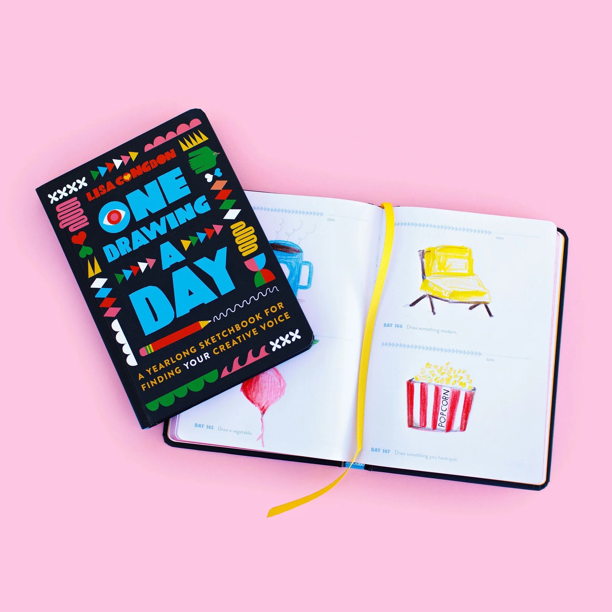 One Drawing A Day Journal - bubblegum market