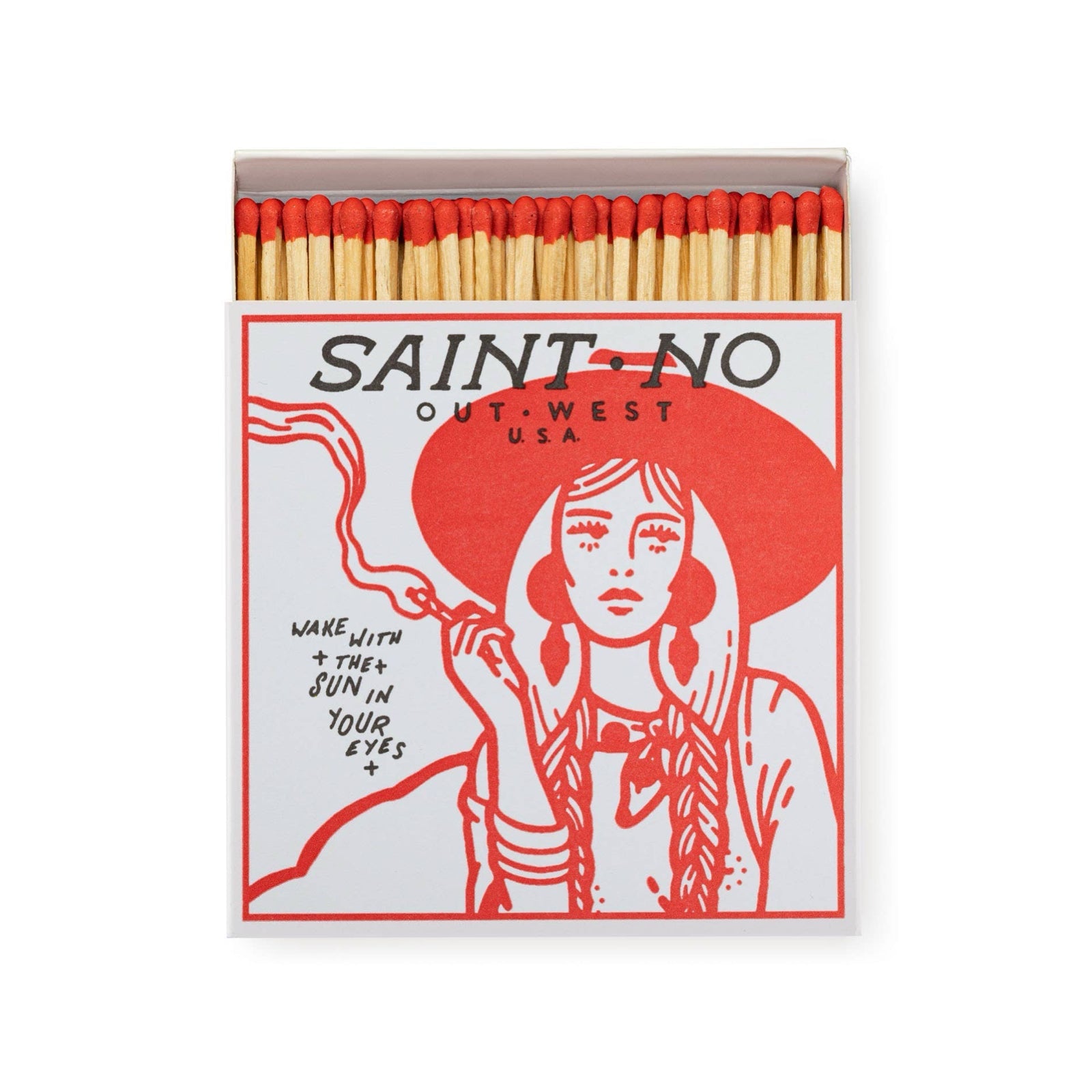 Out West Luxury Safety Matches - bubblegum market